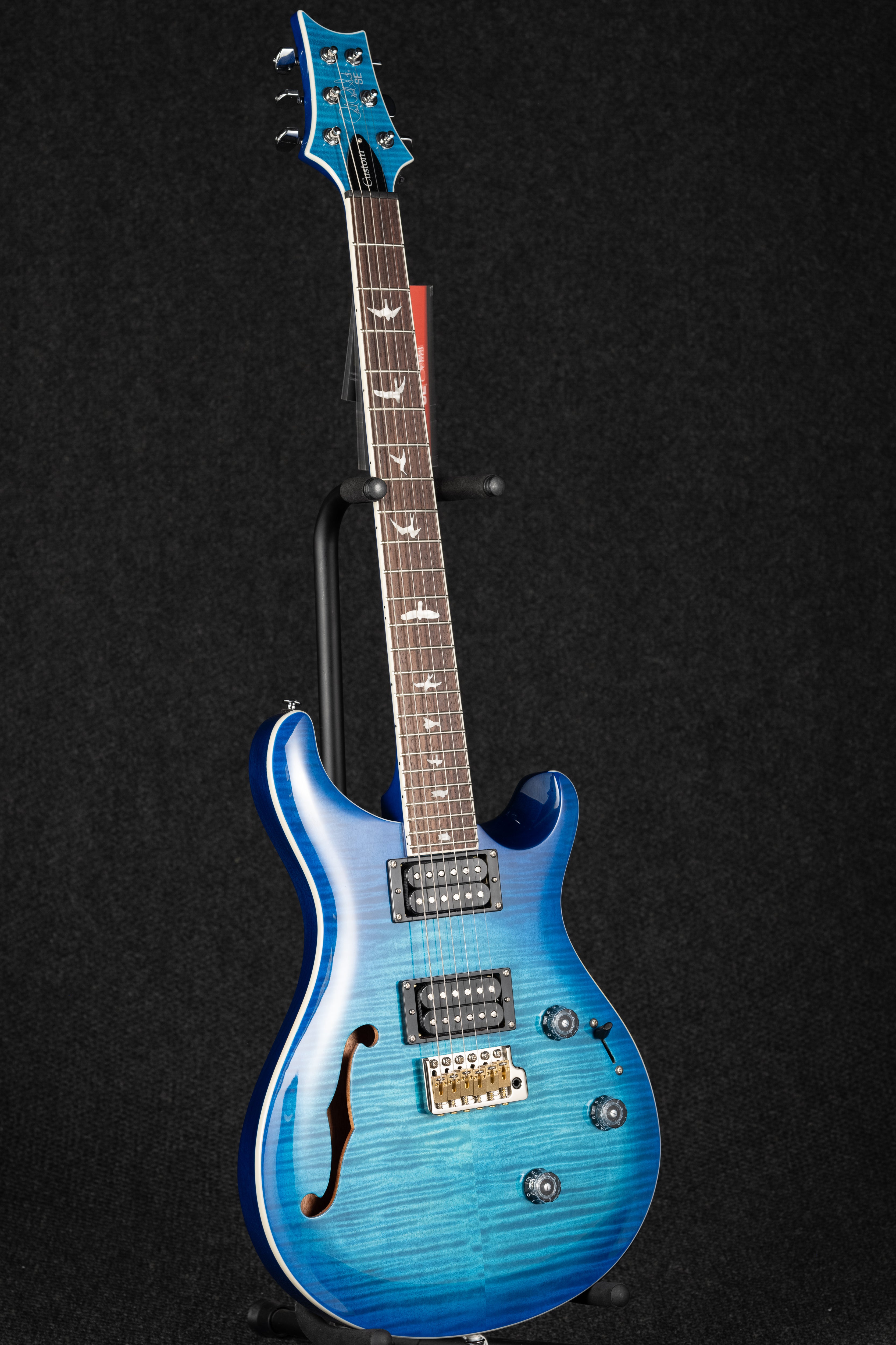 SE Custom 24 Semi-Hollow Piezo - Lake Blue