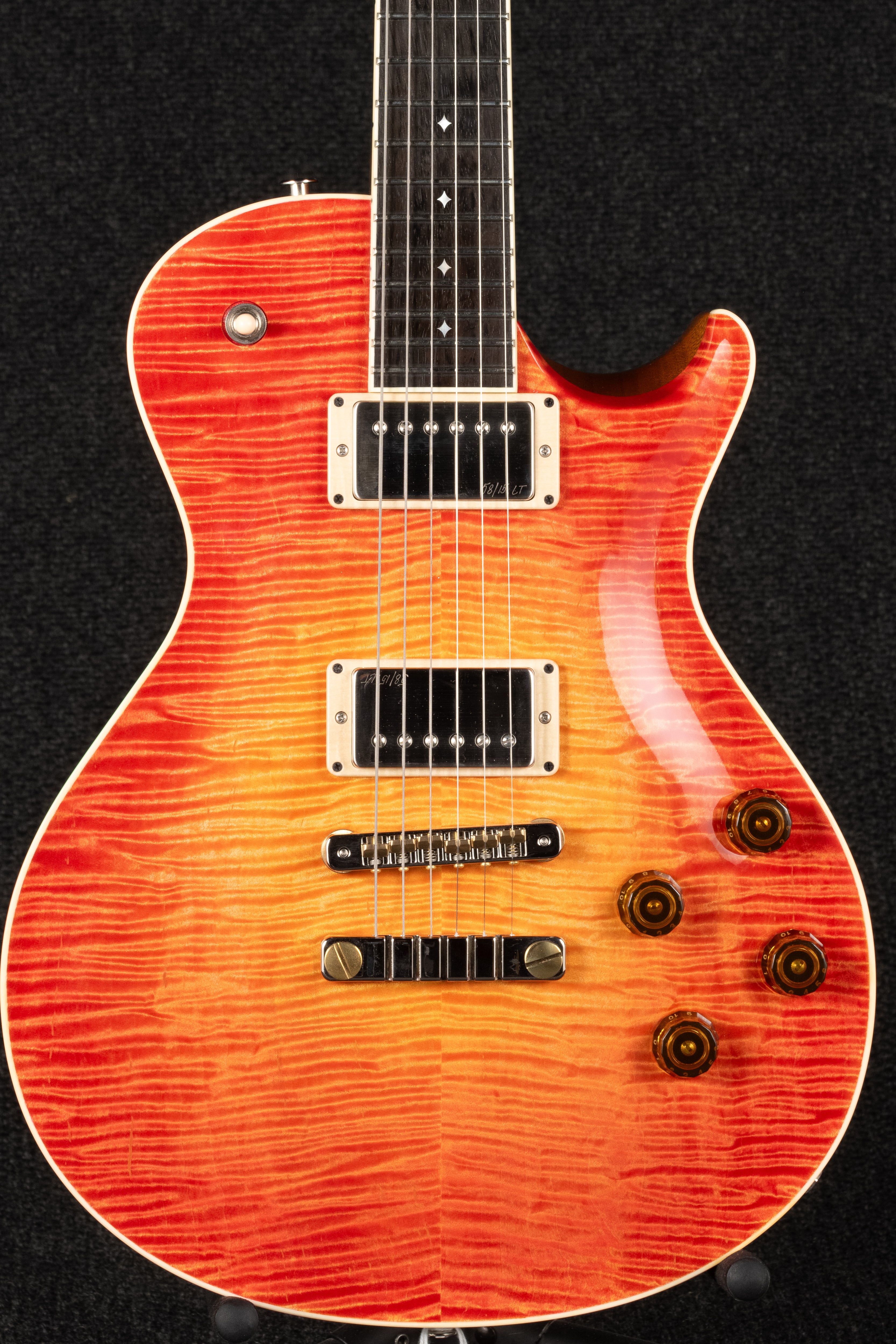 Stevie's Private Collection Private Stock 594 Singlecut - Blood Orange Glow