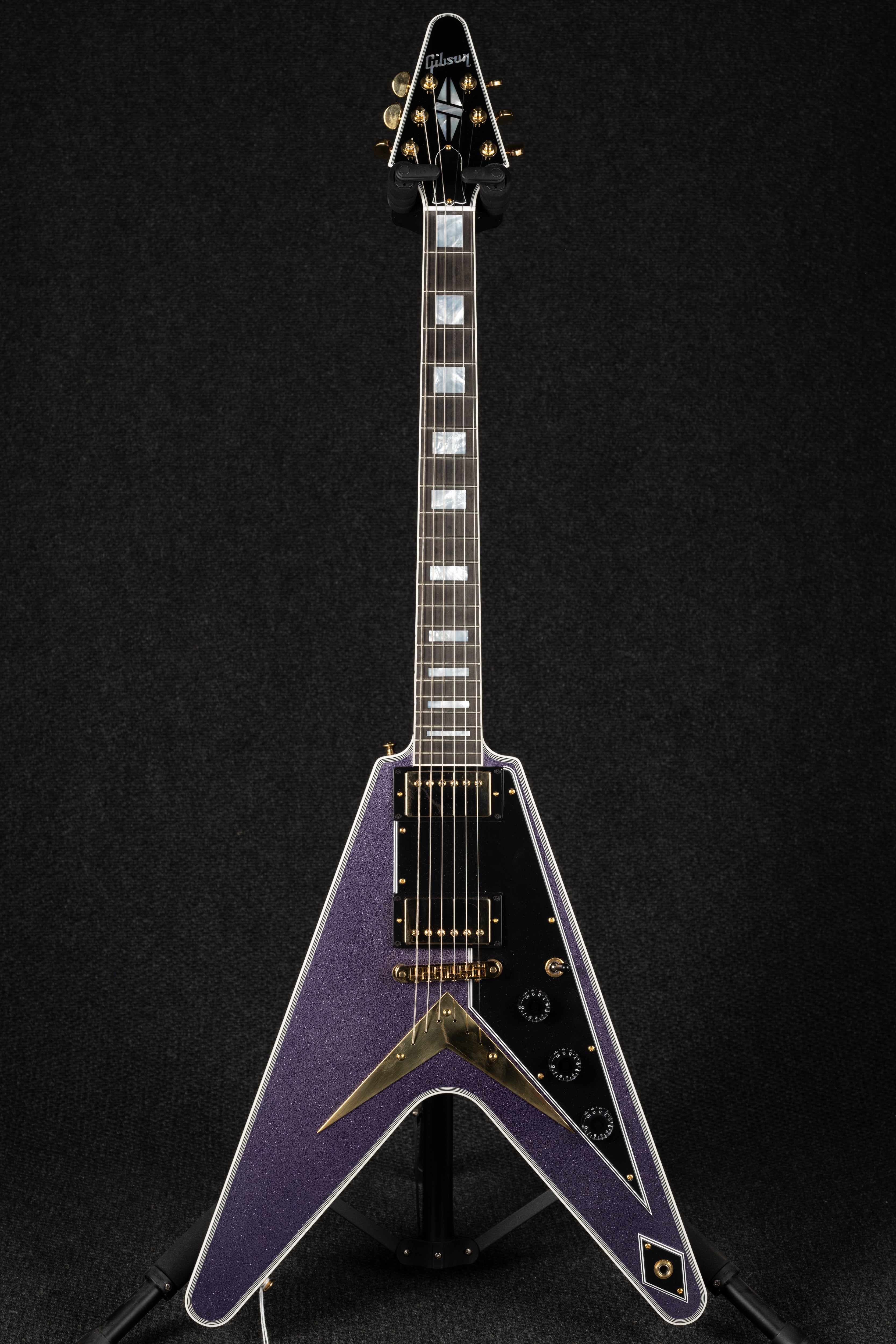 Flying V Custom - Purple Sparkle
