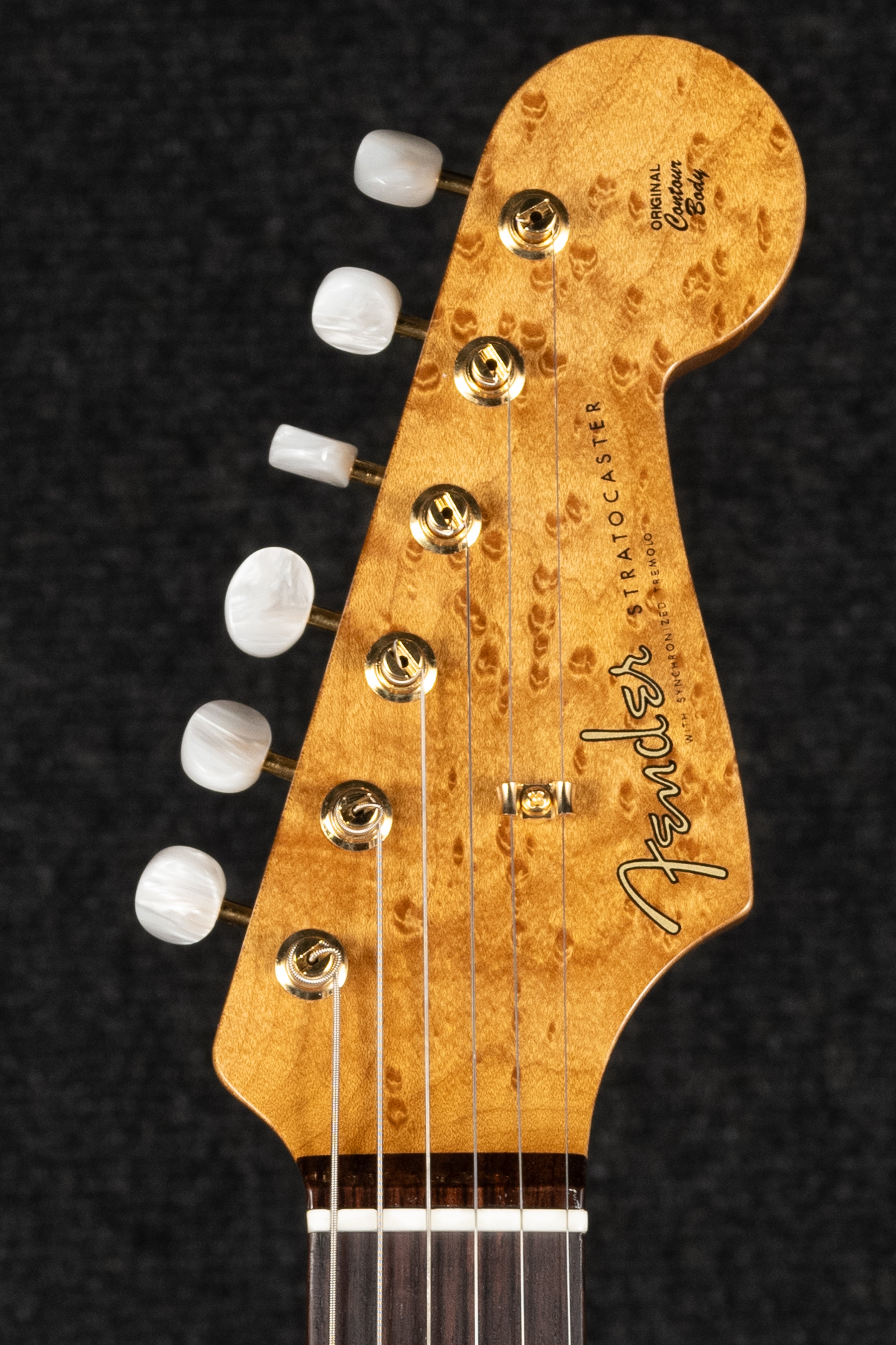 American Custom Strat Roasted Birdseye - 2-Tone Sunburst