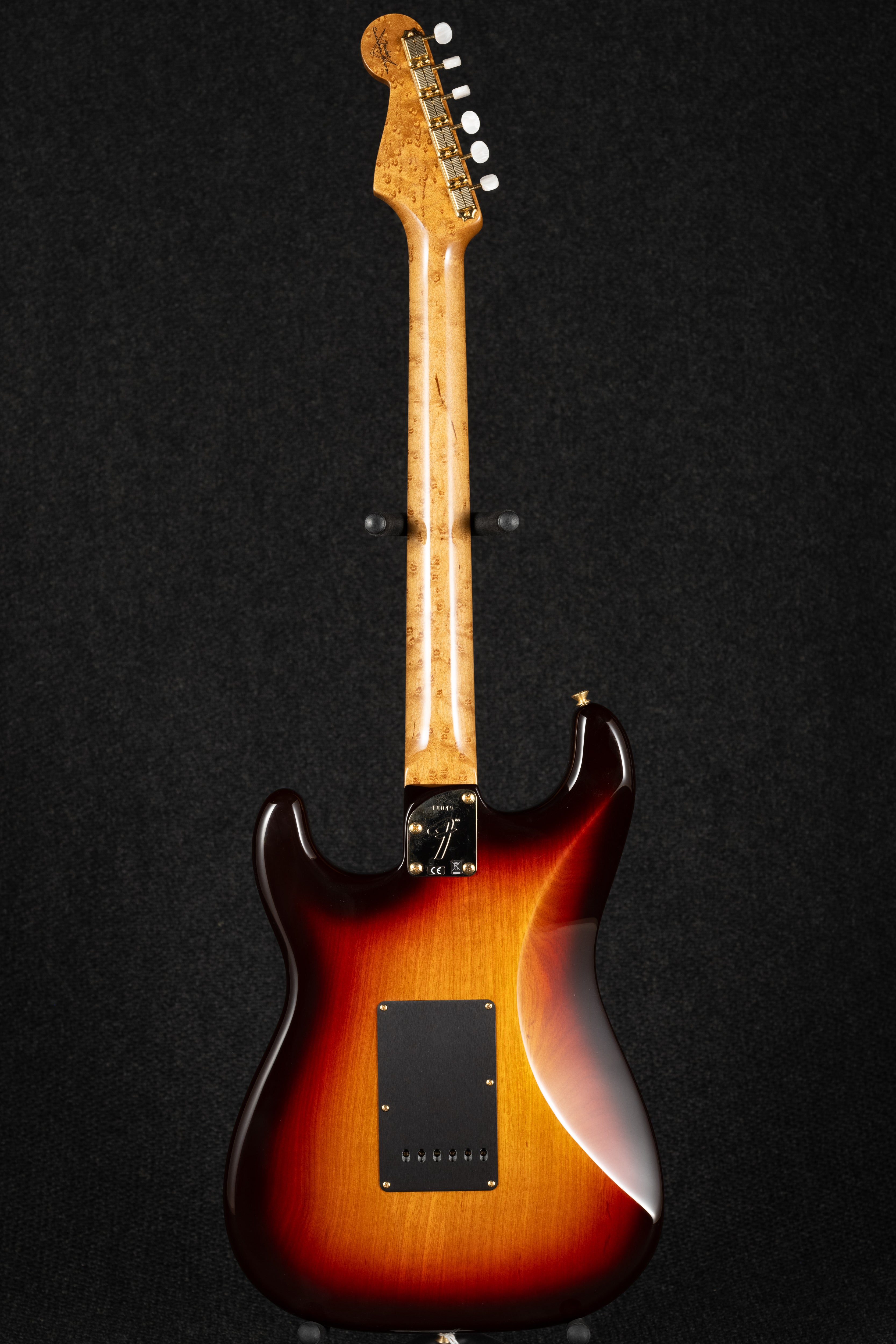 American Custom Strat Roasted Birdseye - 2-Tone Sunburst