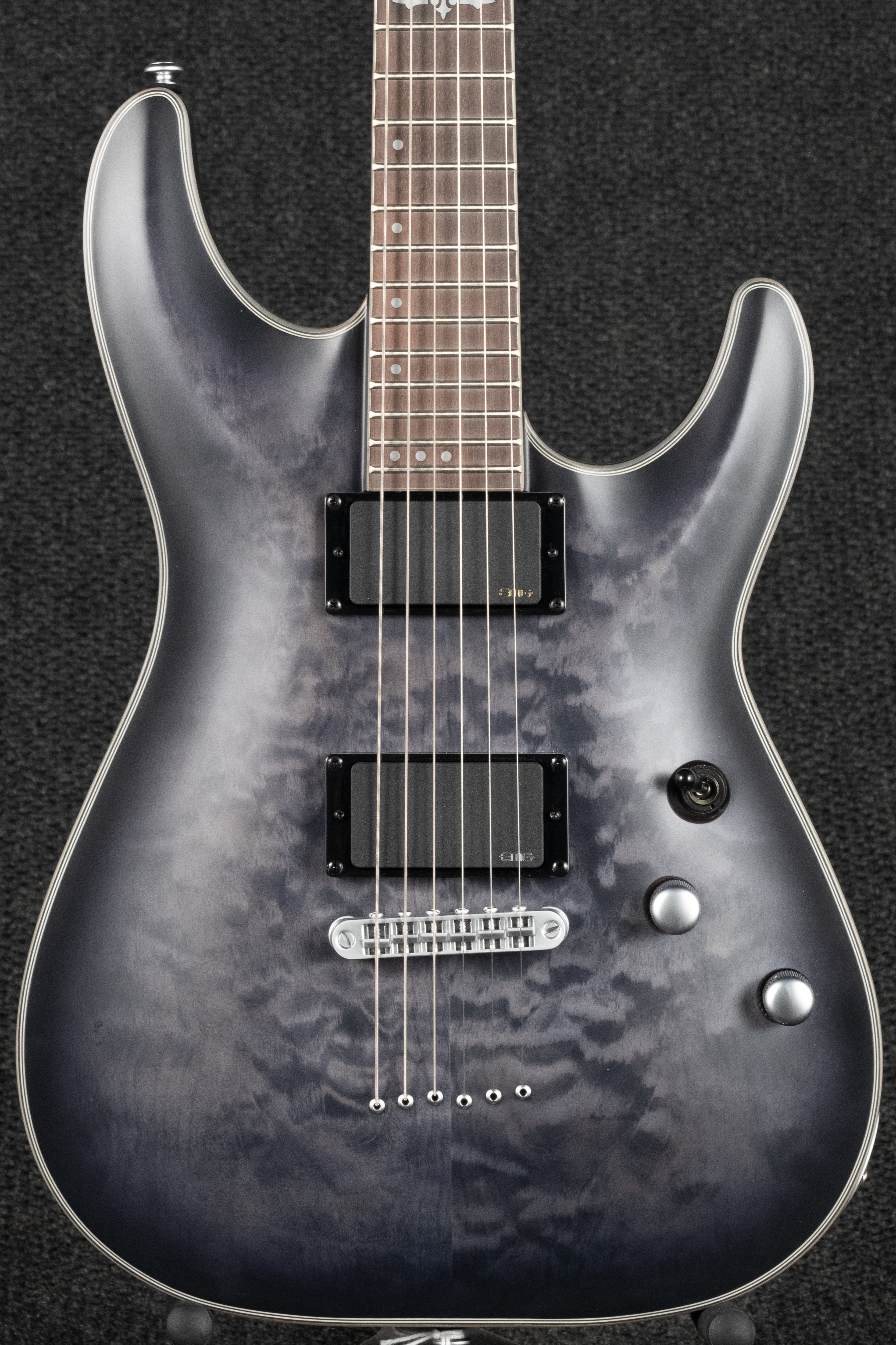 C-1 Platinum - See-Thru Black Satin