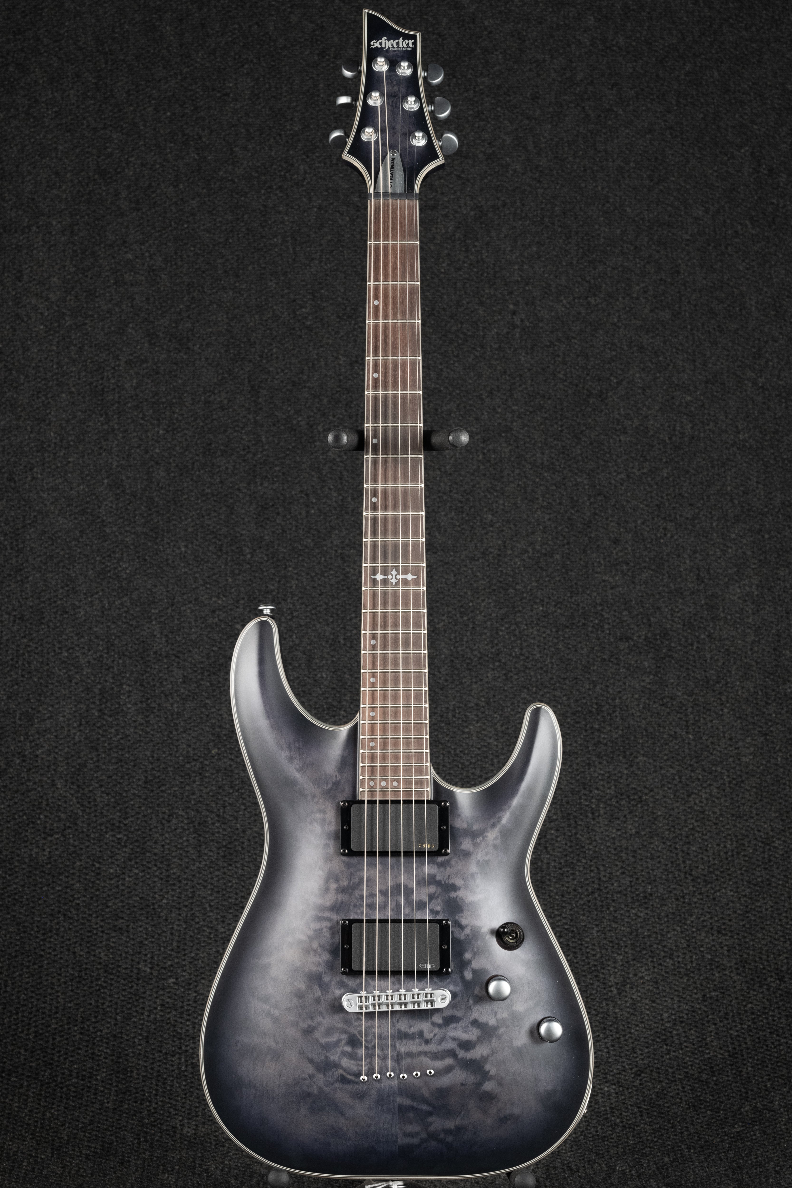 C-1 Platinum - See-Thru Black Satin