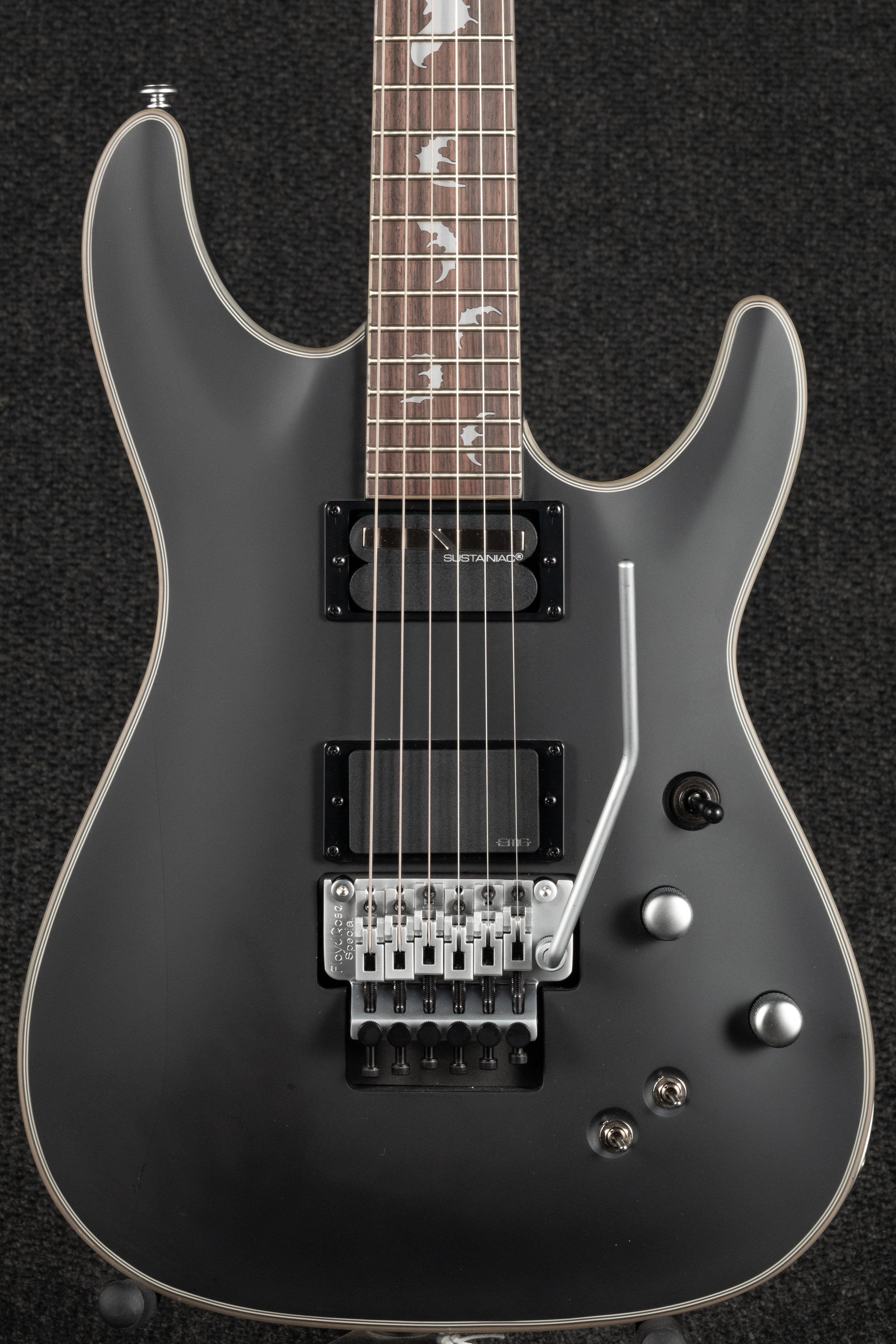 Schecter Damien Platinum-6 FR Satin Black