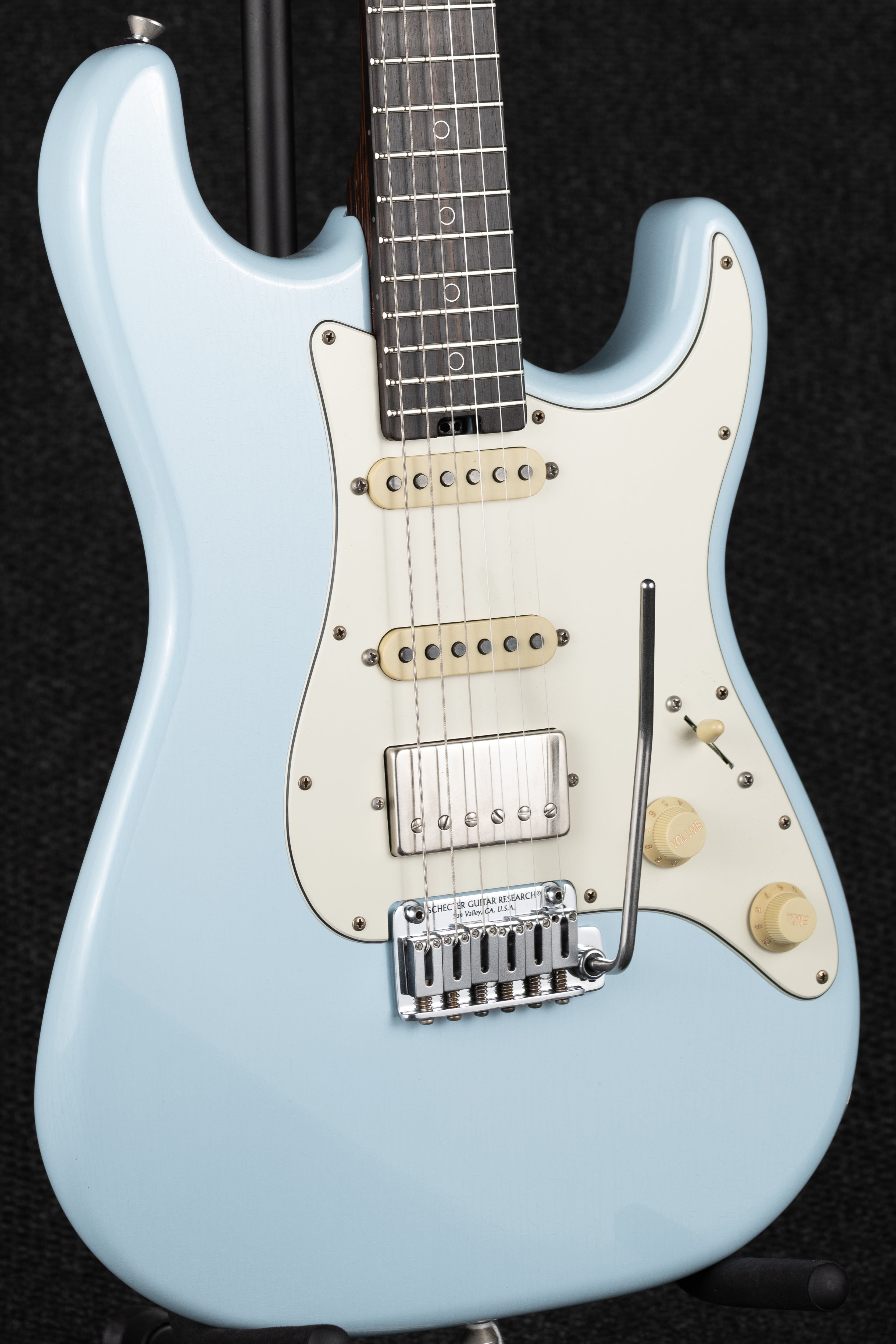 USA Signature Nick Johnston Nitro Finish Electric Guitar Wembly - Atomic Frost