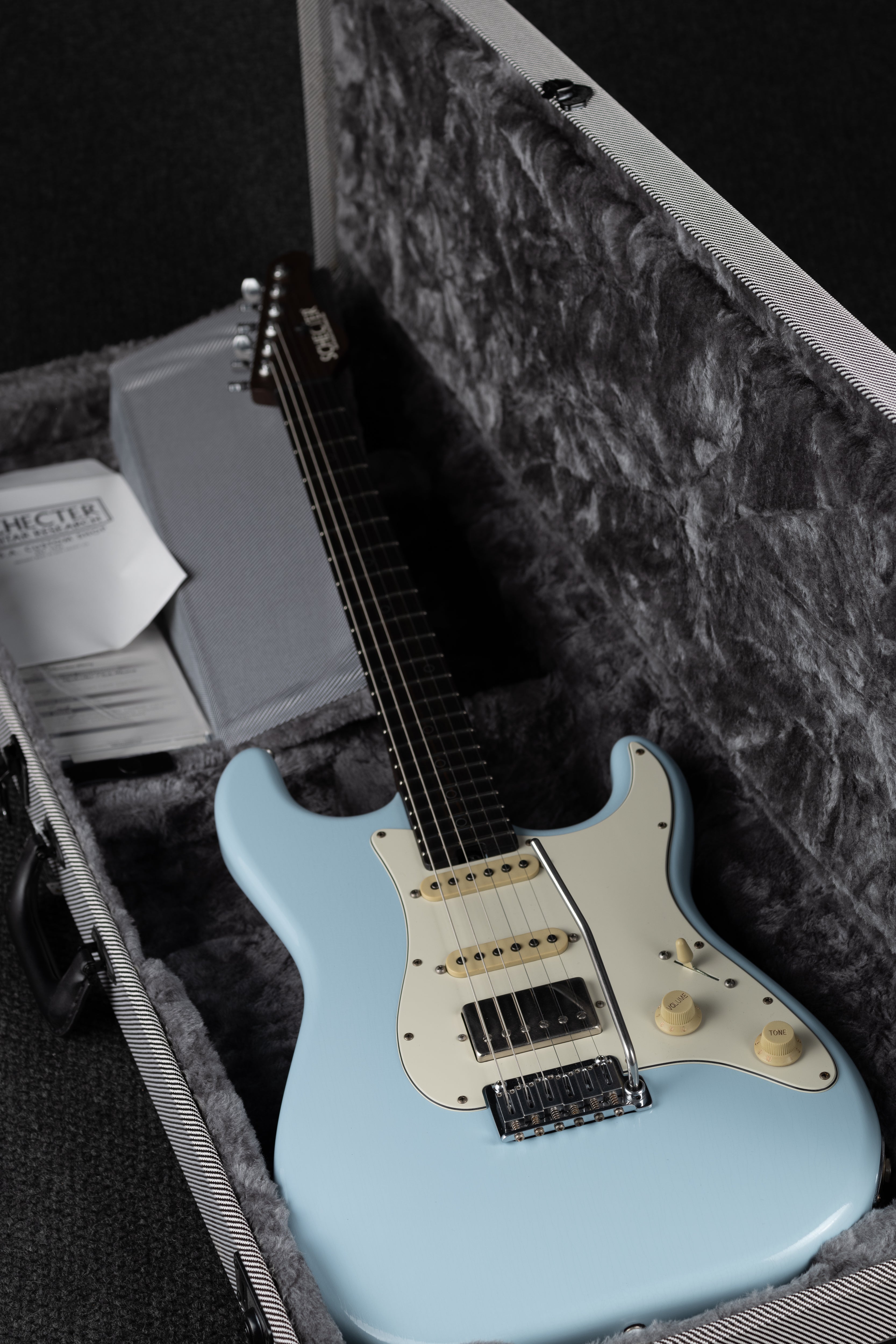 USA Signature Nick Johnston Nitro Finish Electric Guitar Wembly - Atomic Frost