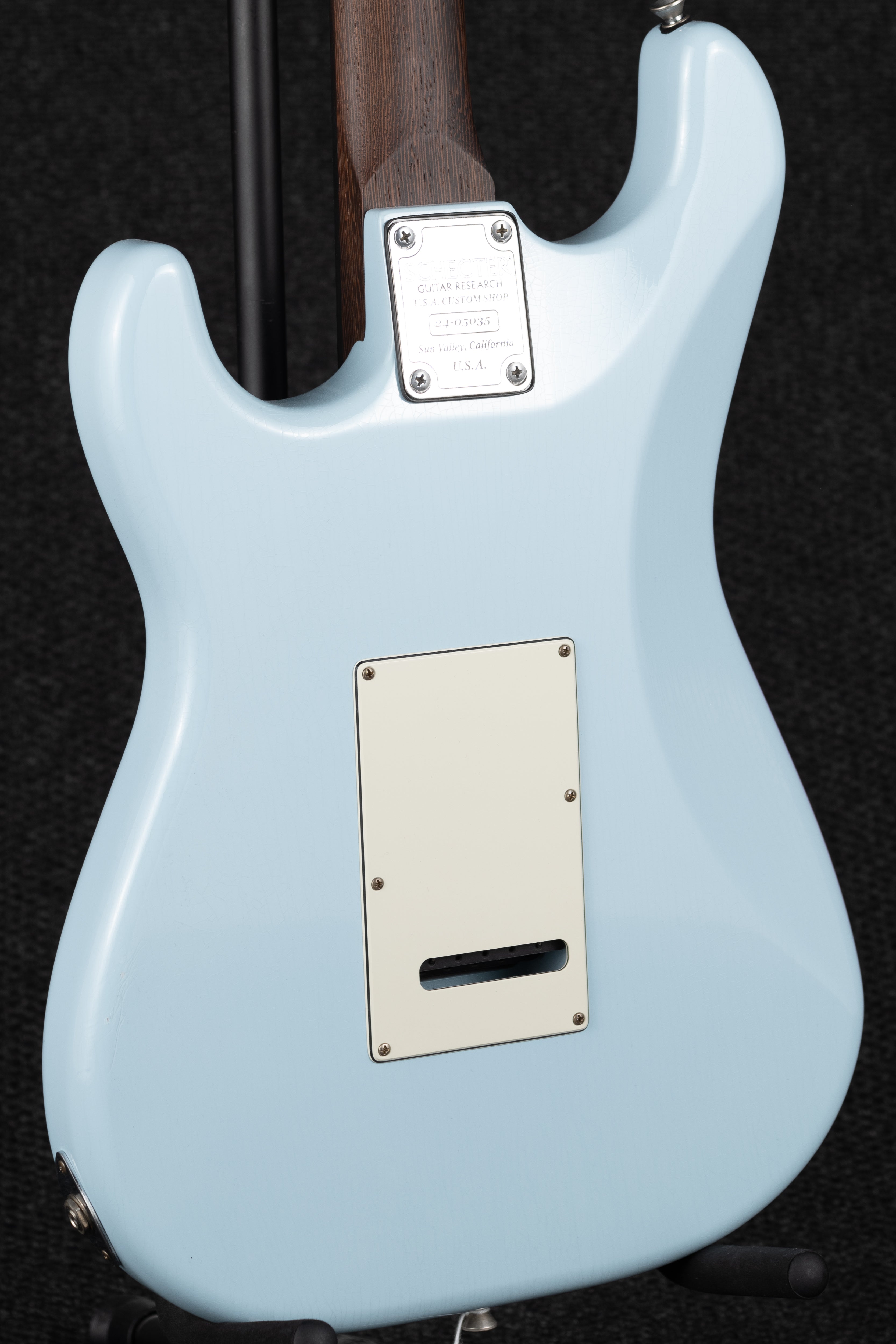 USA Signature Nick Johnston Nitro Finish Electric Guitar Wembly - Atomic Frost