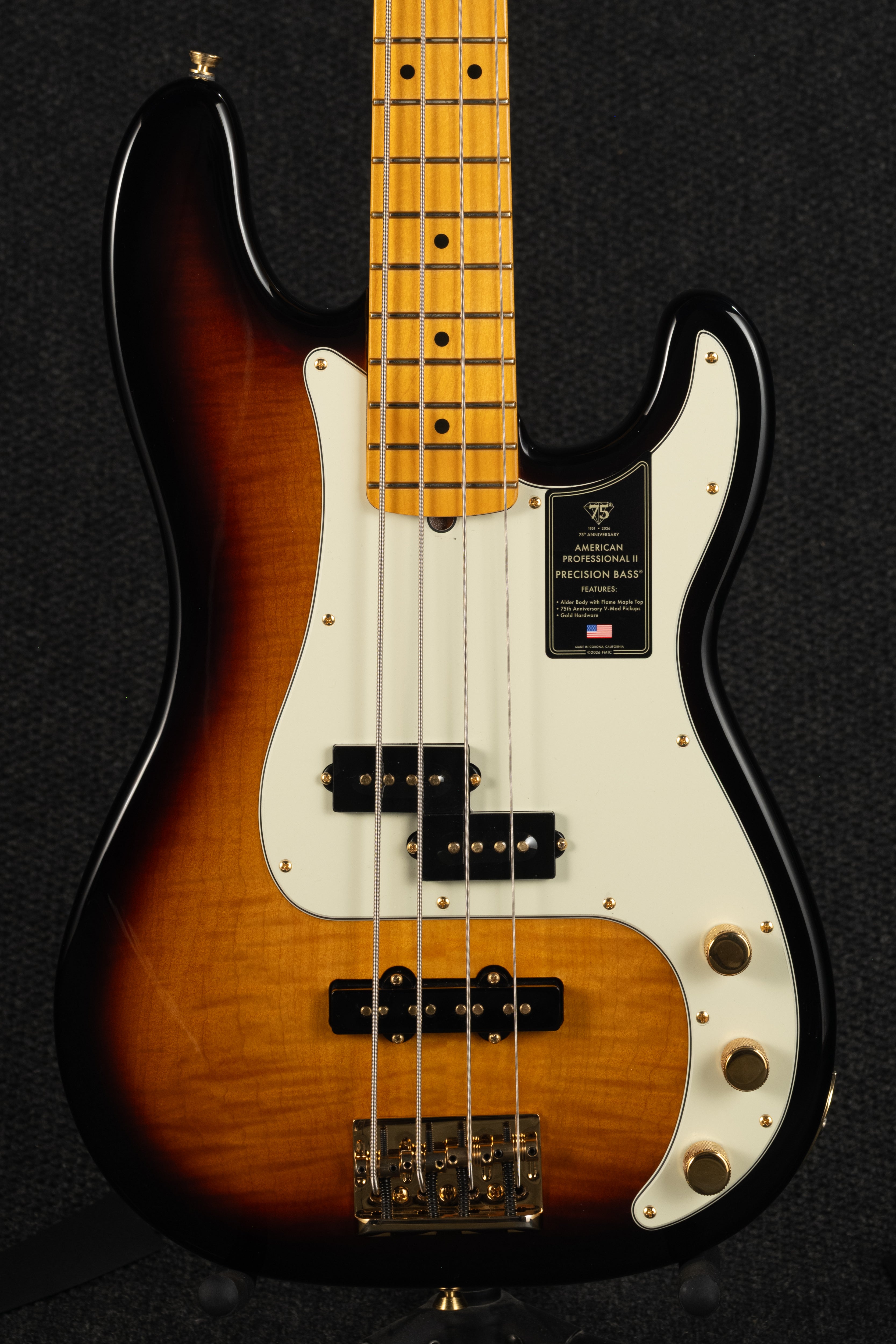 75th Anniversary American Professional II Precision Bass Sunburst