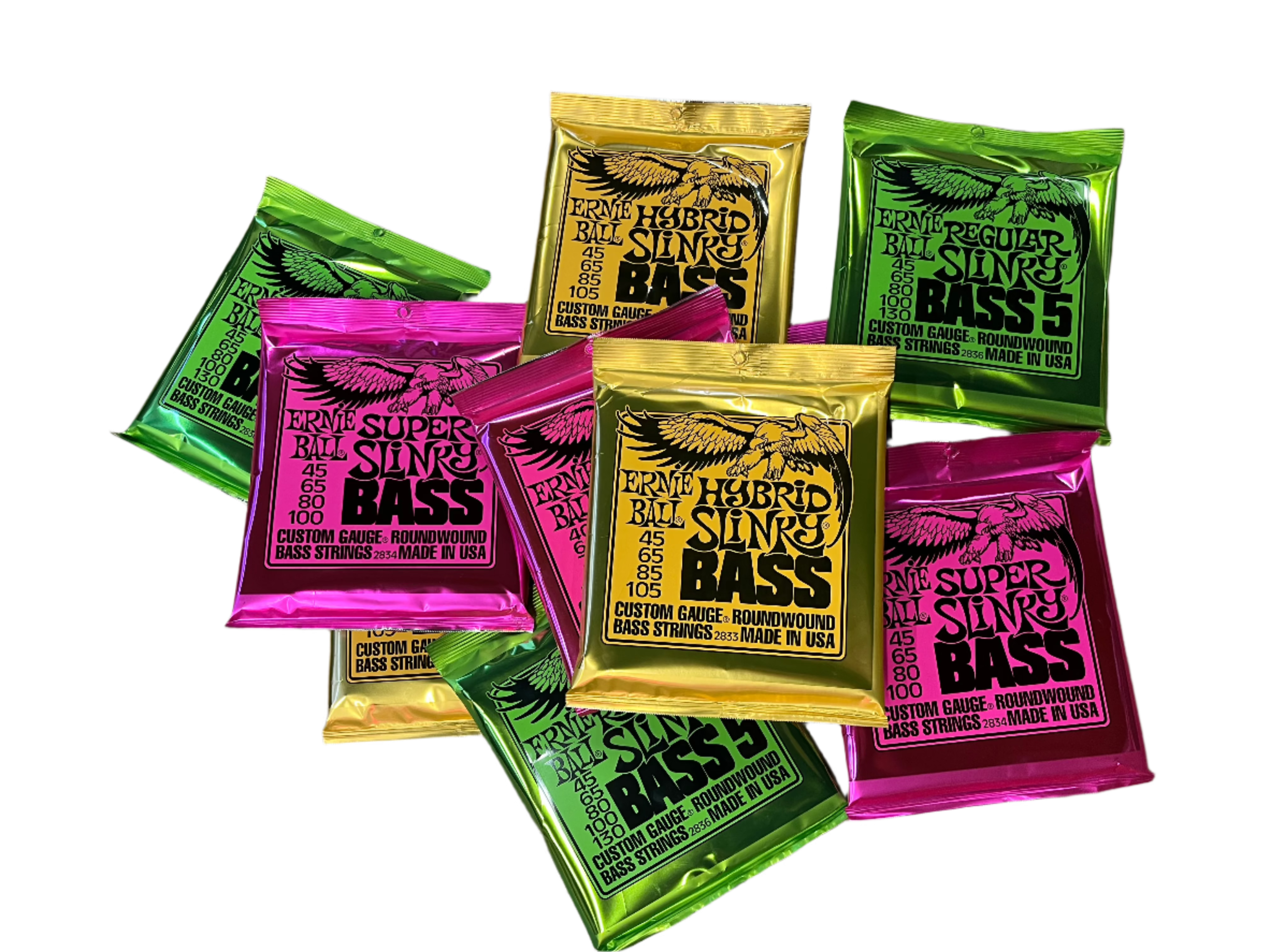 Slinky Bass Strings Roundwound