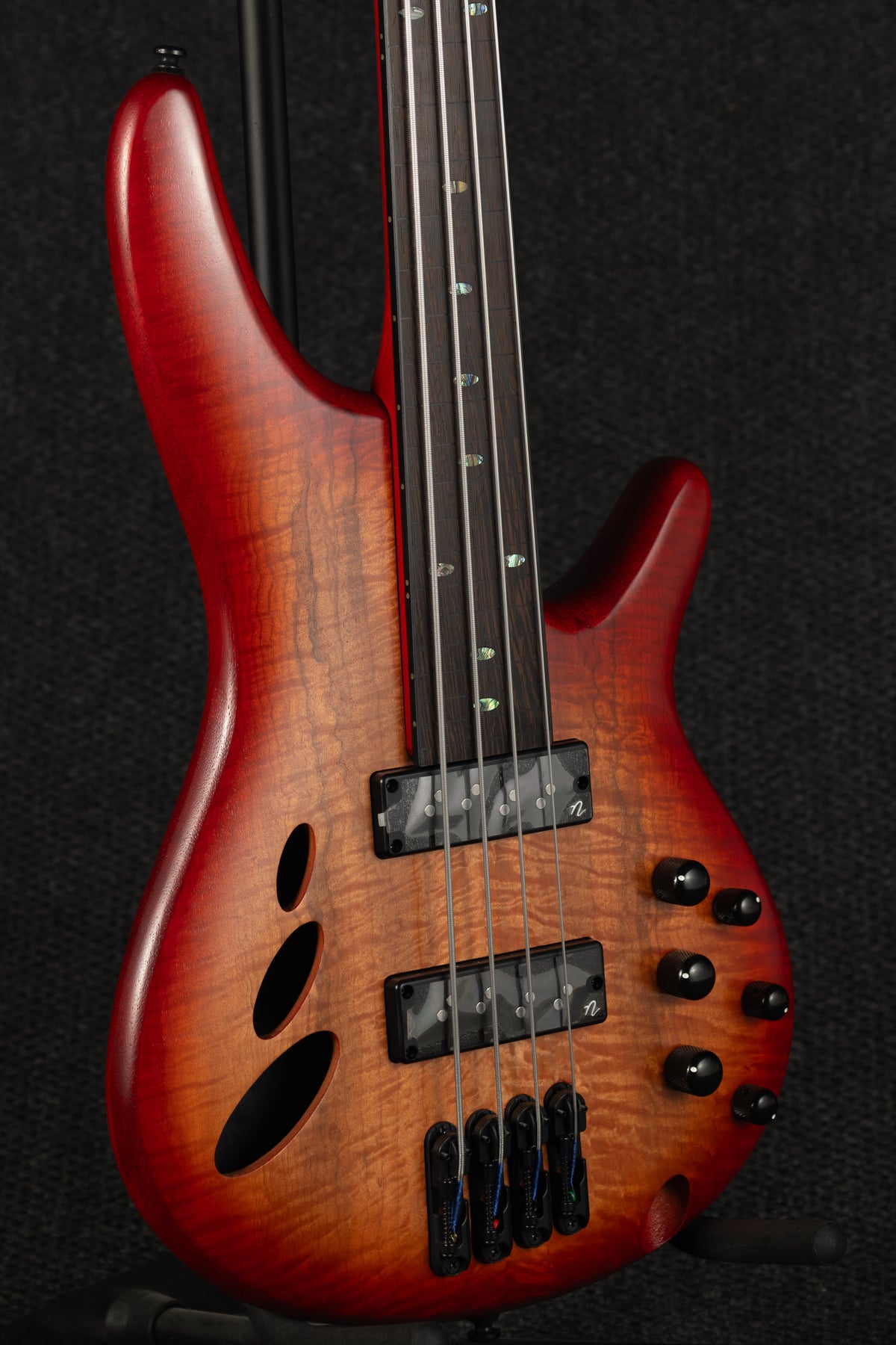 SRD900 Semi-Hollow Fretless - Brown Topaz Burst