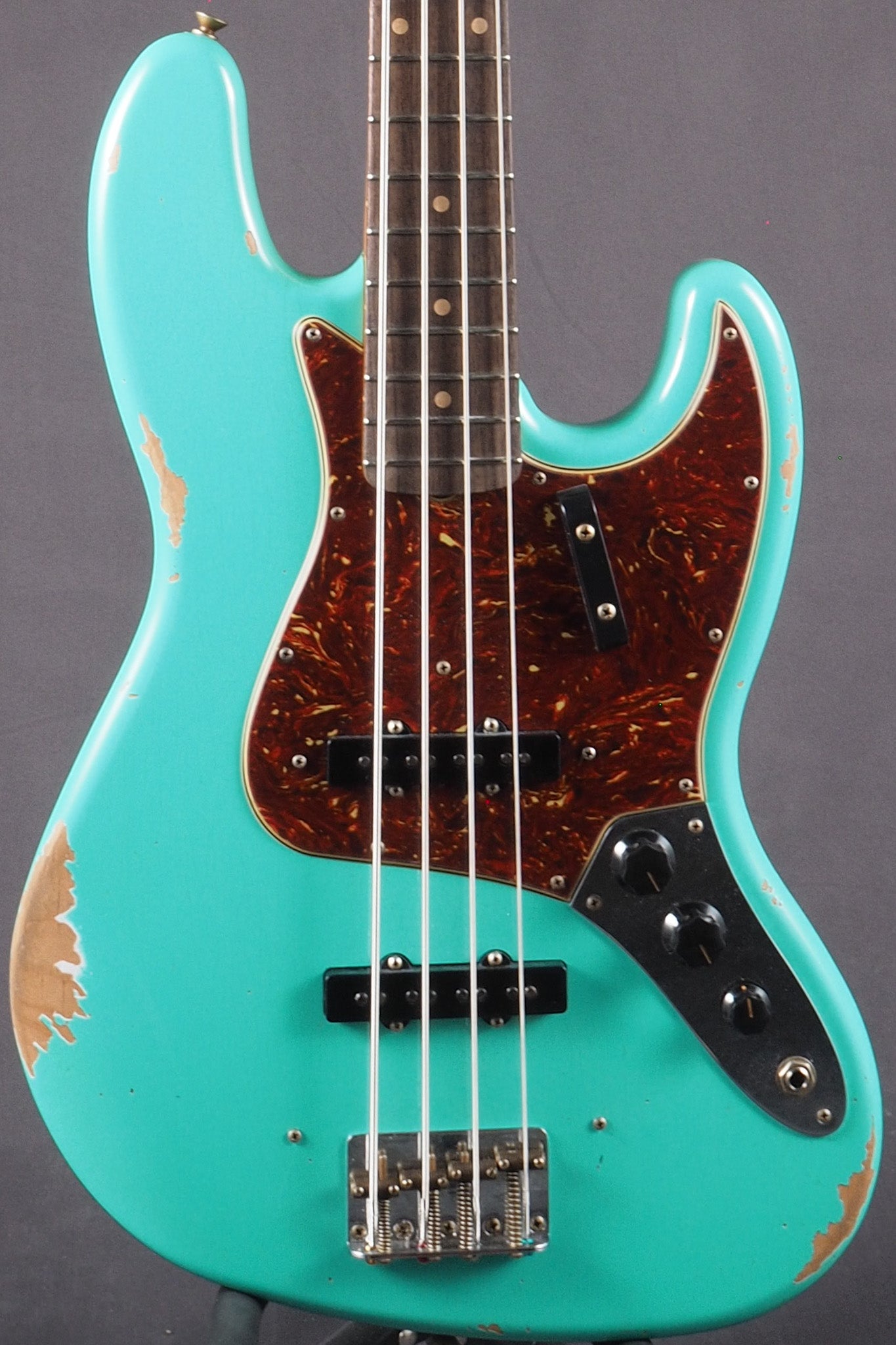 '64 Jazz Bass Relic - Seafoam Green