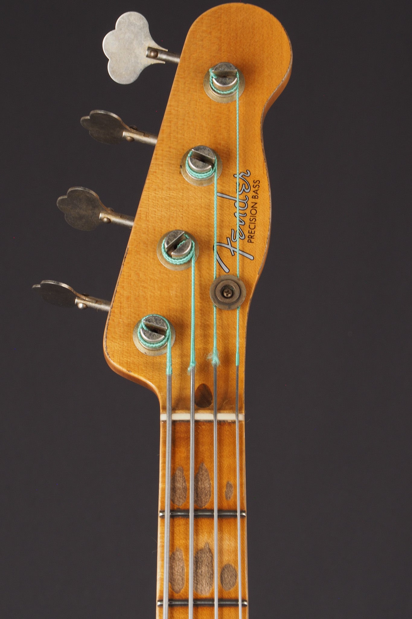 '55 Precision Bass Heavy Relic - White Blonde