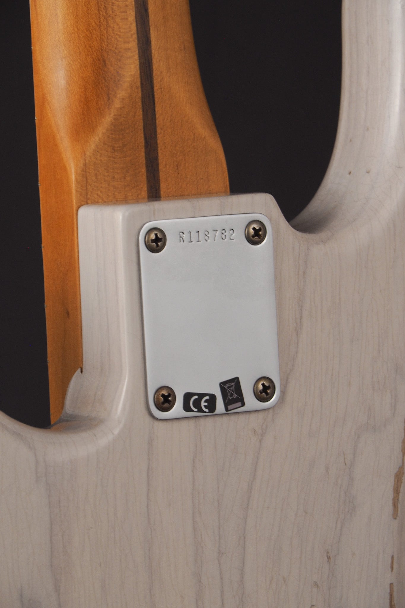 '55 Precision Bass Heavy Relic - White Blonde