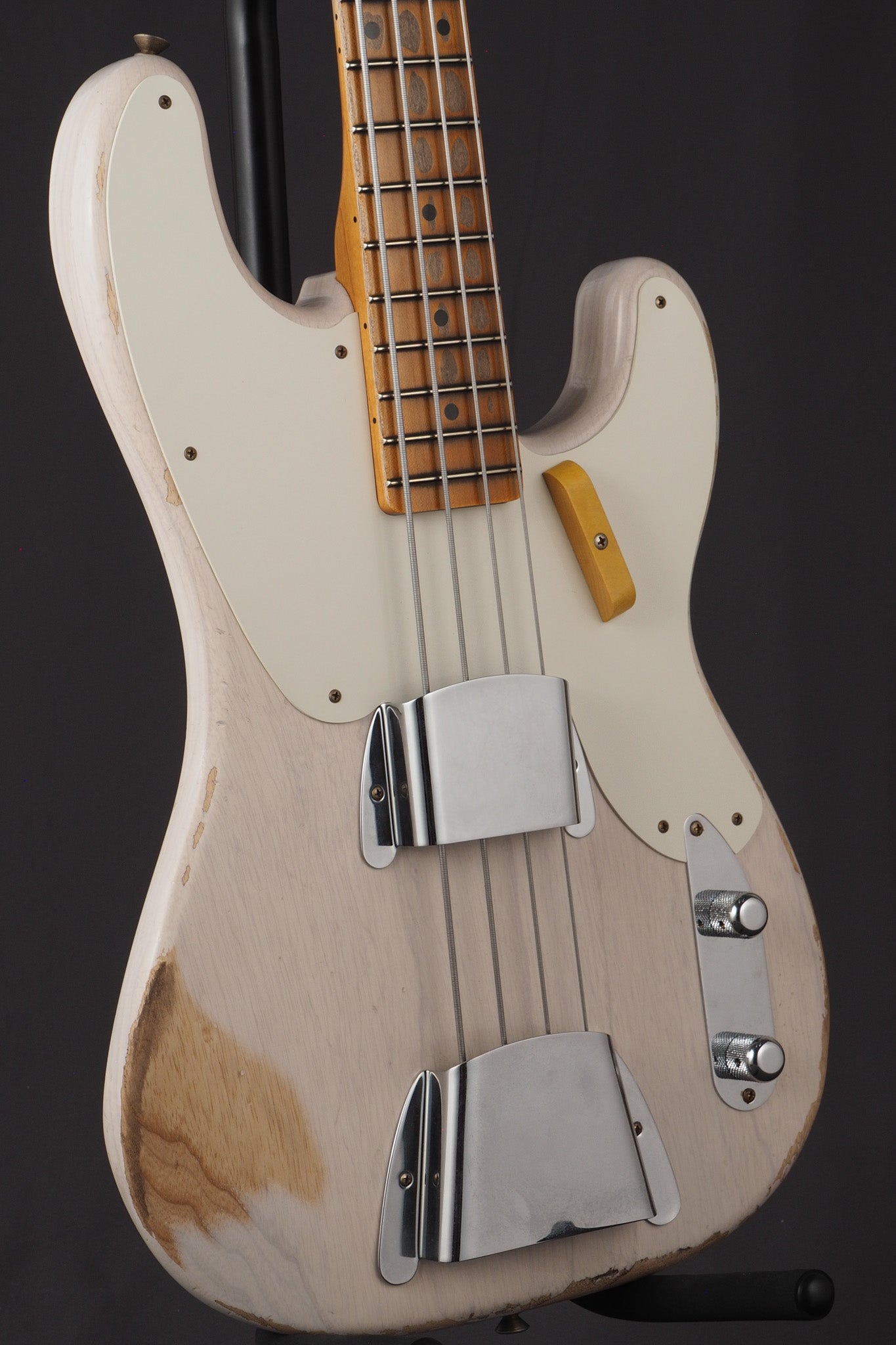 '55 Precision Bass Heavy Relic - White Blonde