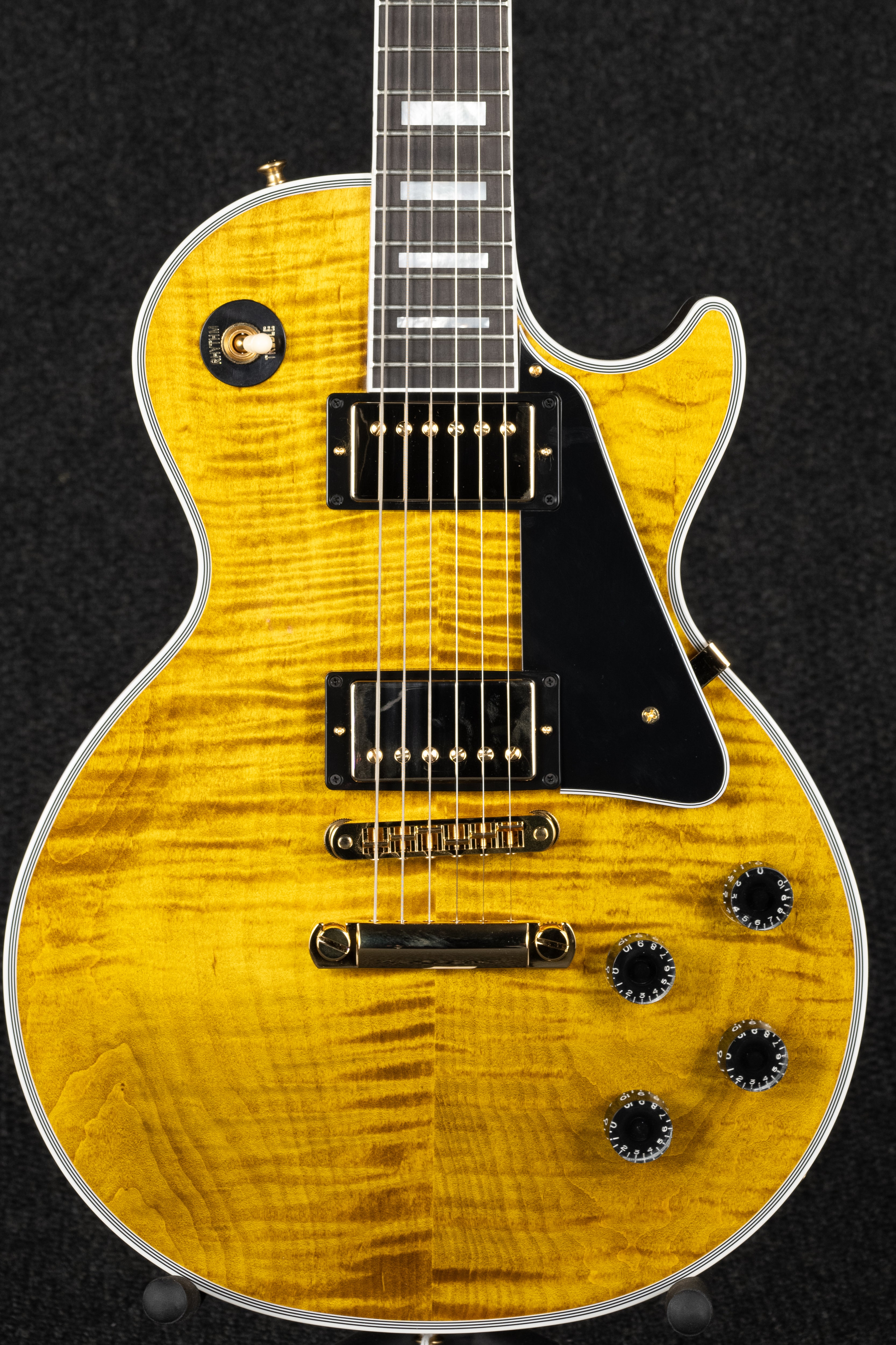 Les Paul Custom AAA Top - Green Tiger