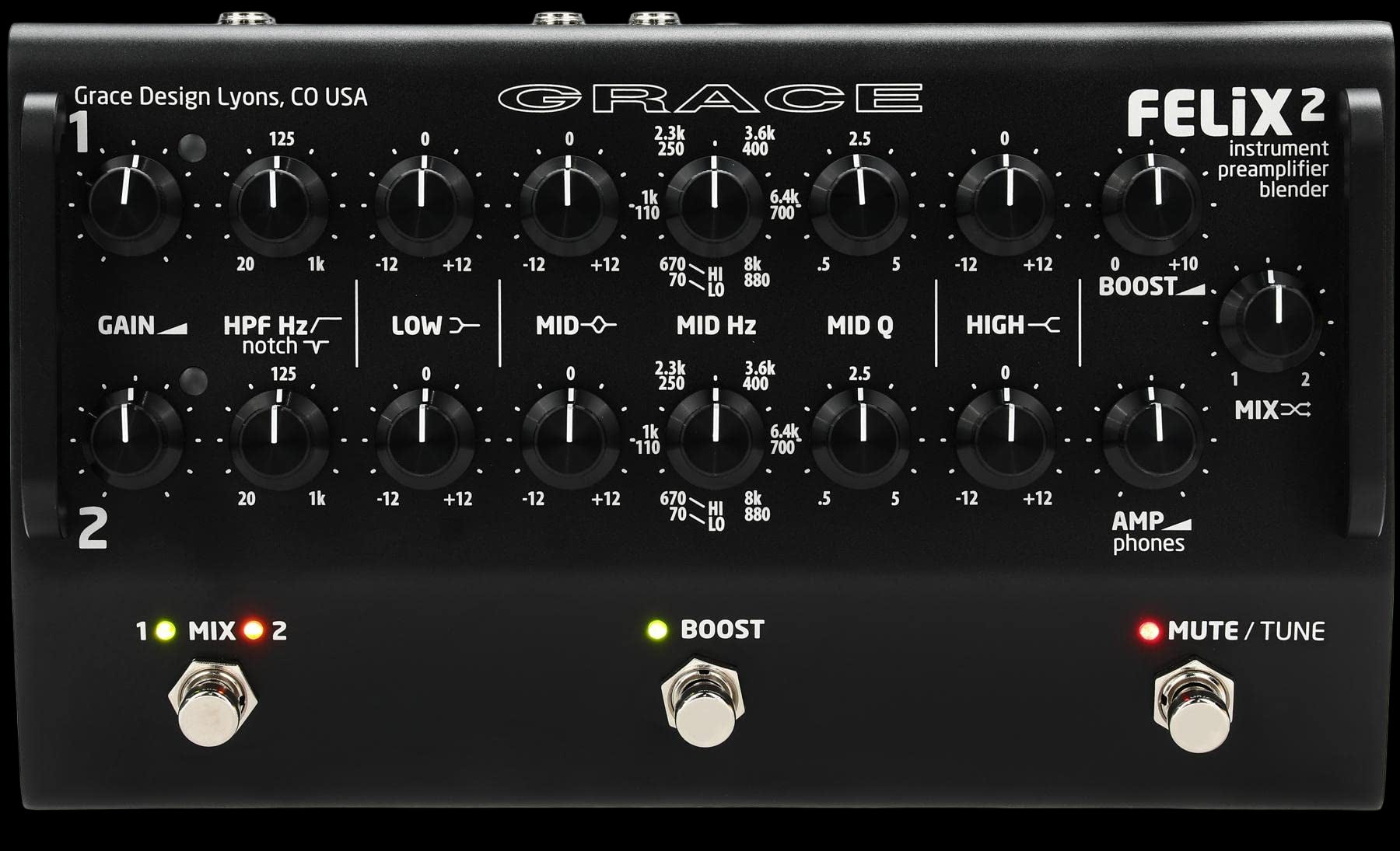 Felix mk2 Dual Acoustic Preamp