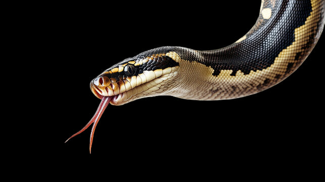 Faux Snake Skin Guitar Strap with Triglide