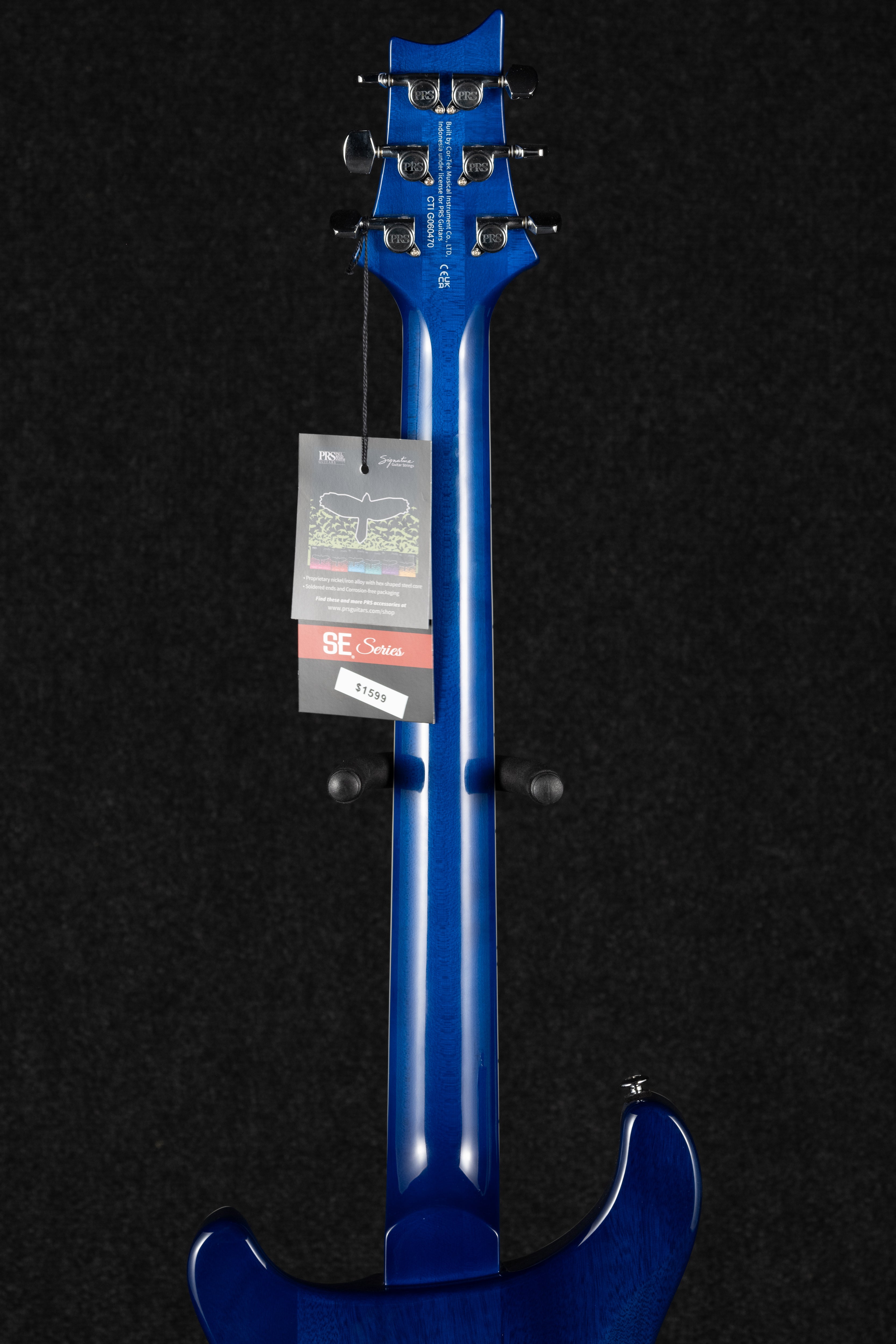 SE Custom 24 Semi-Hollow Piezo - Lake Blue