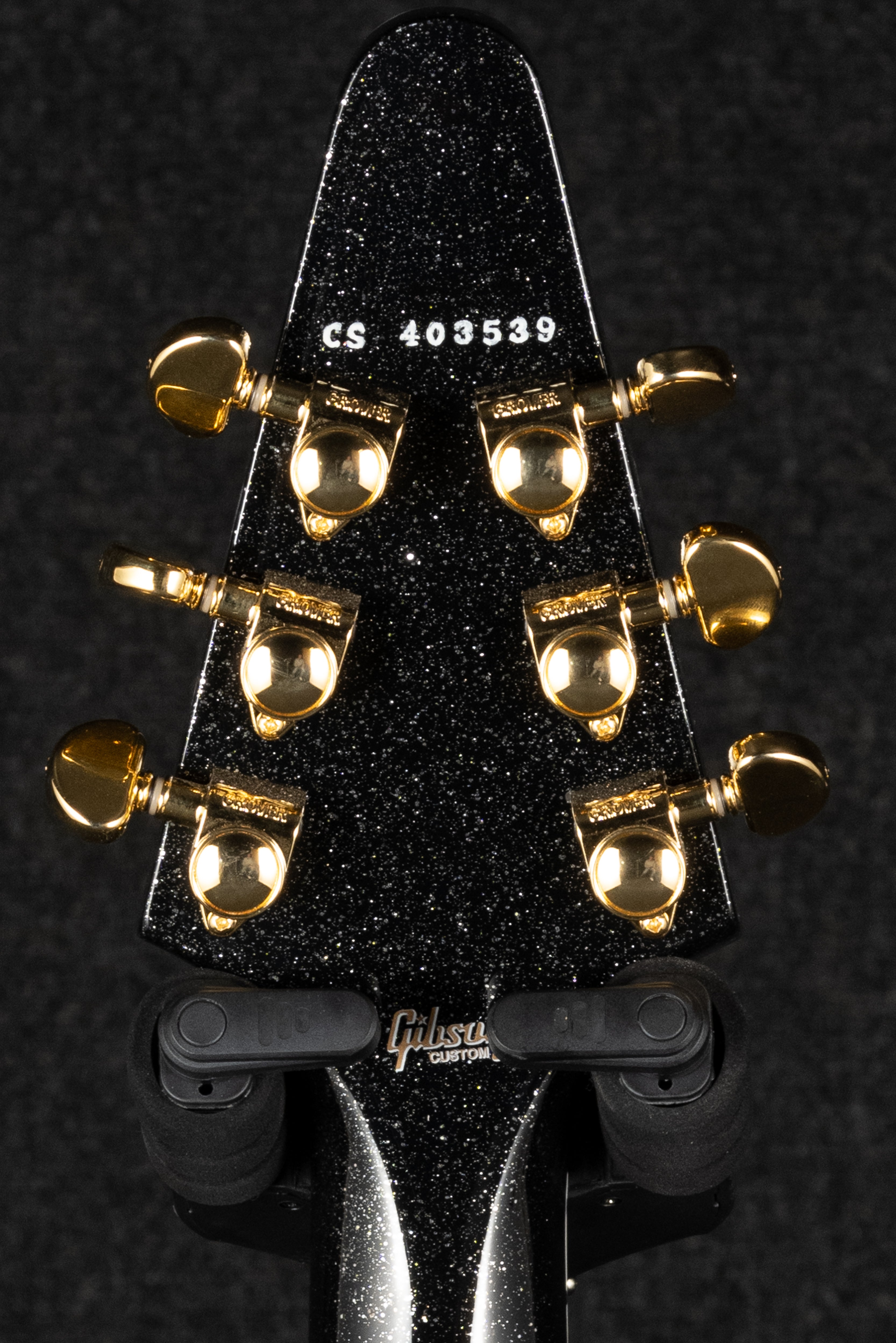 Gibson Custom Shop Flying V Custom Ebony Sparkle