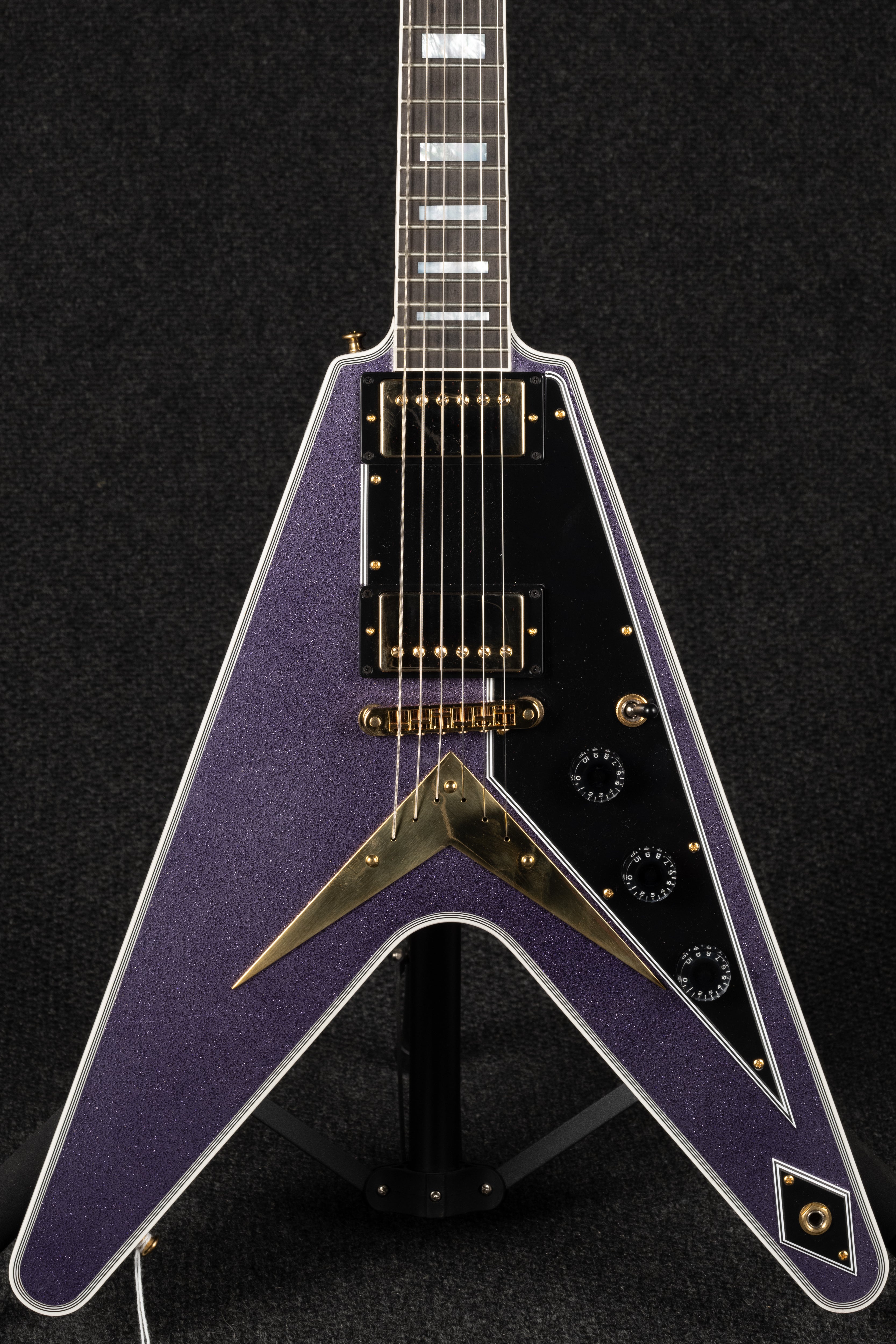 Flying V Custom - Purple Sparkle