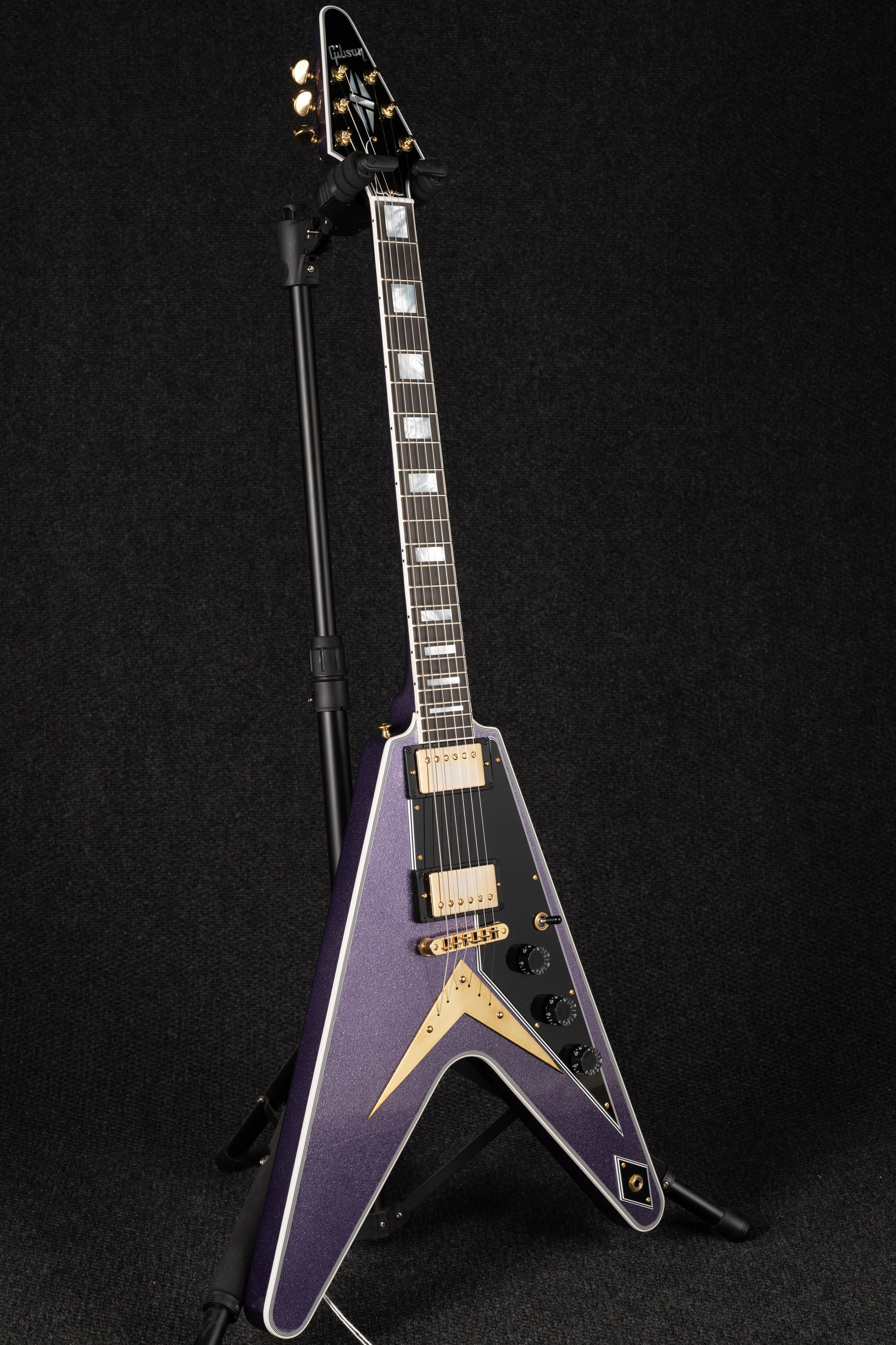 Flying V Custom - Purple Sparkle