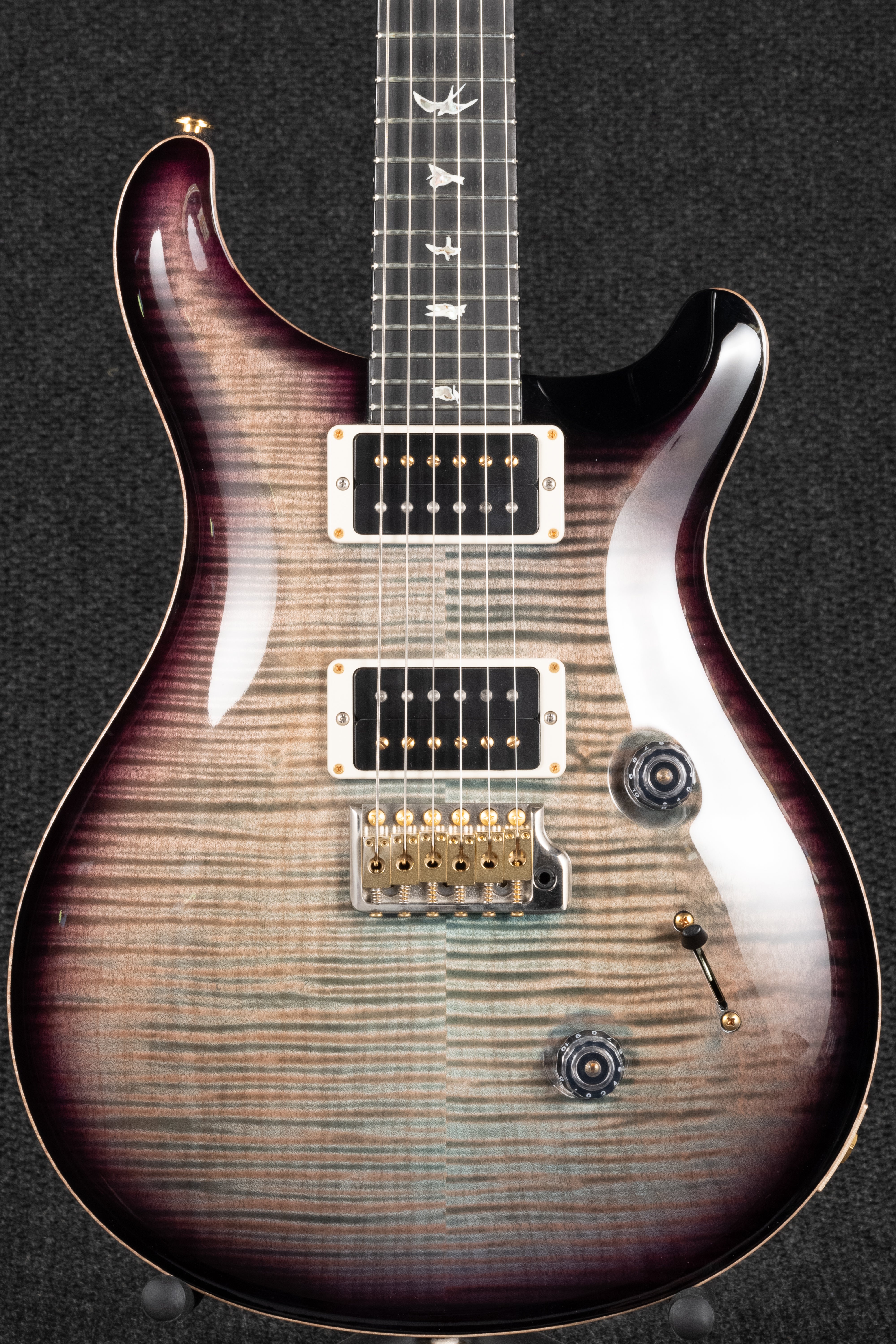 Custom 24 - Faded Blue Jean Purple Burst 10 Top