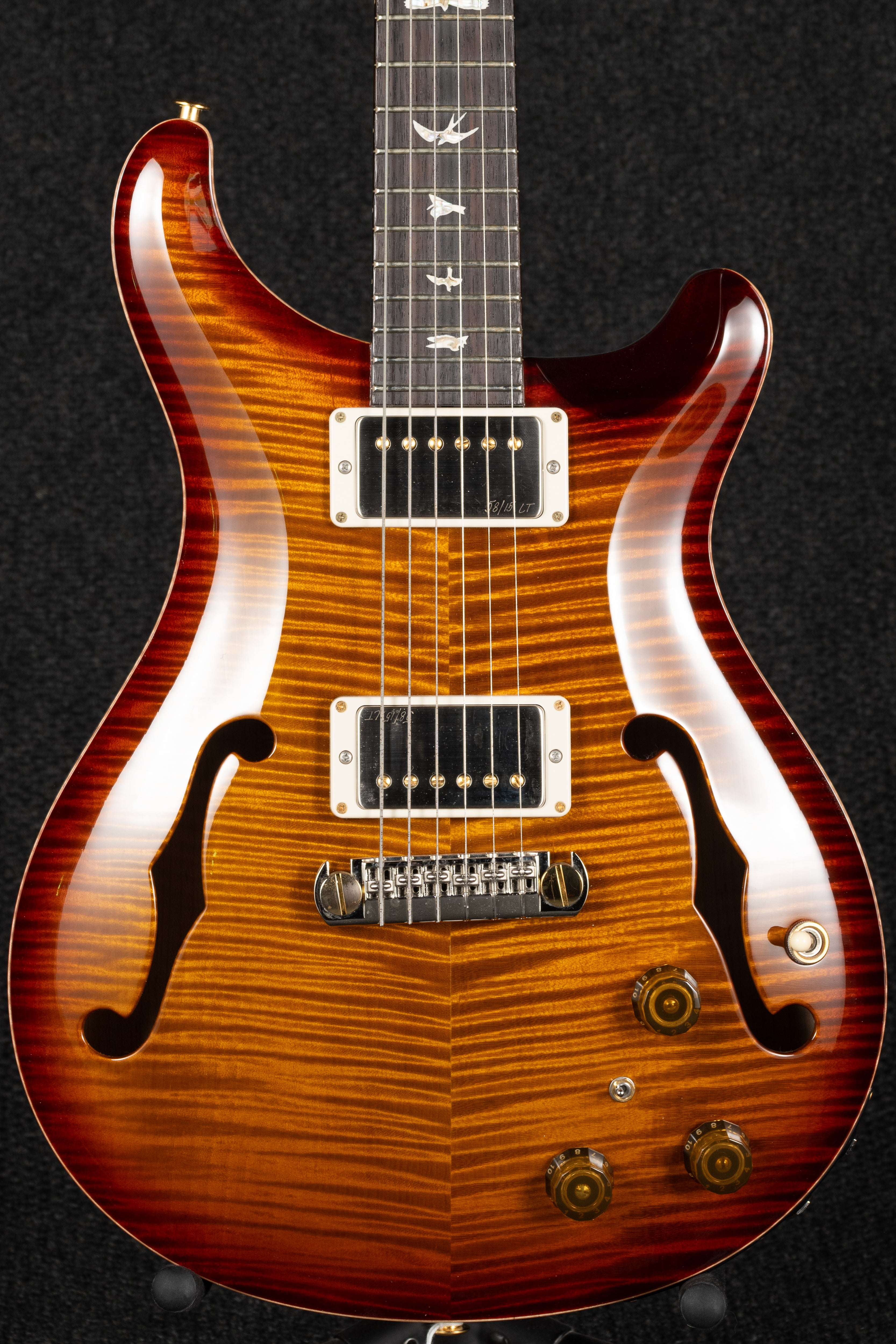 Hollowbody II Piezo 10 Top  - Dark Cherry