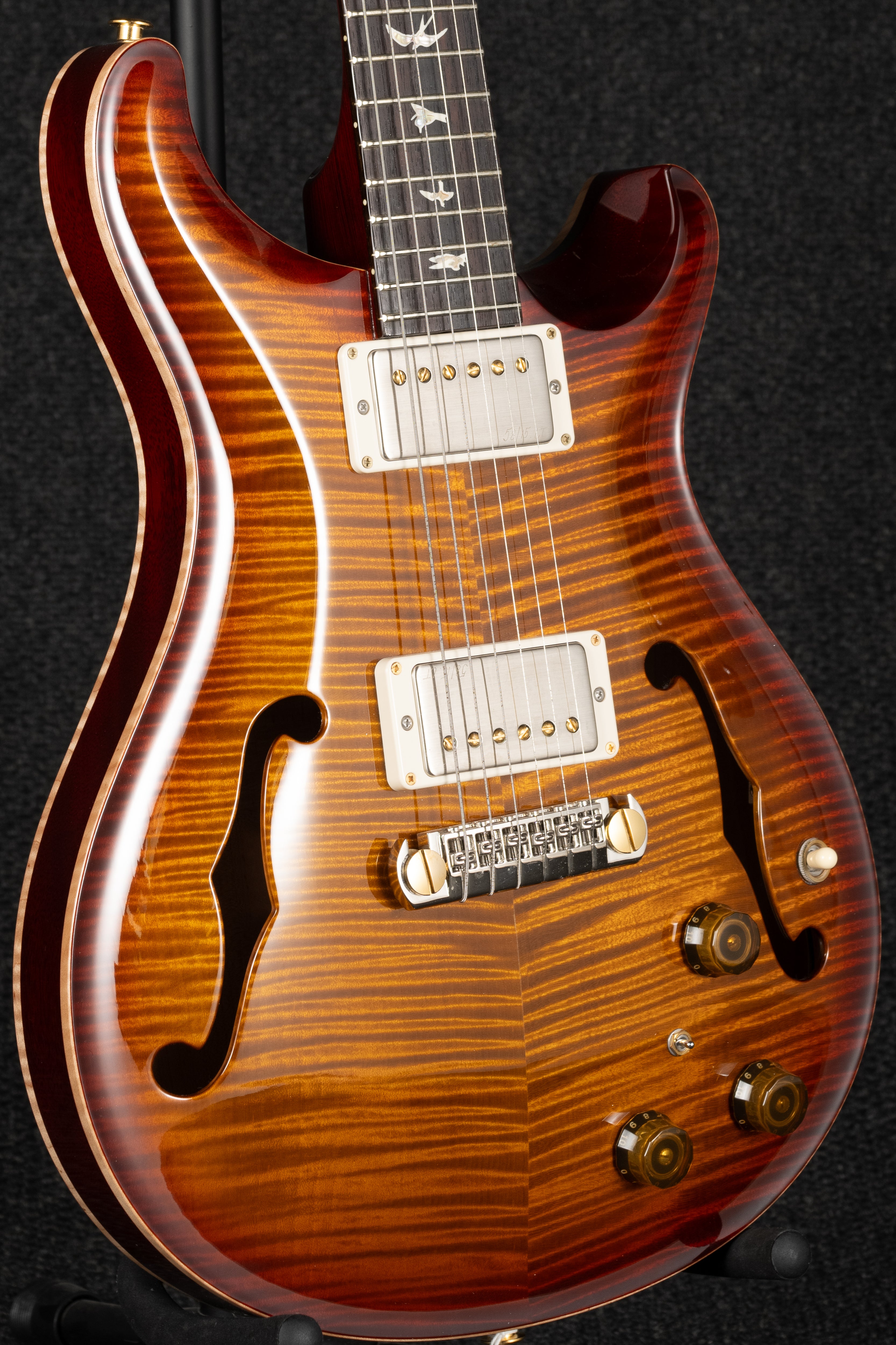 Hollowbody II Piezo 10 Top  - Dark Cherry