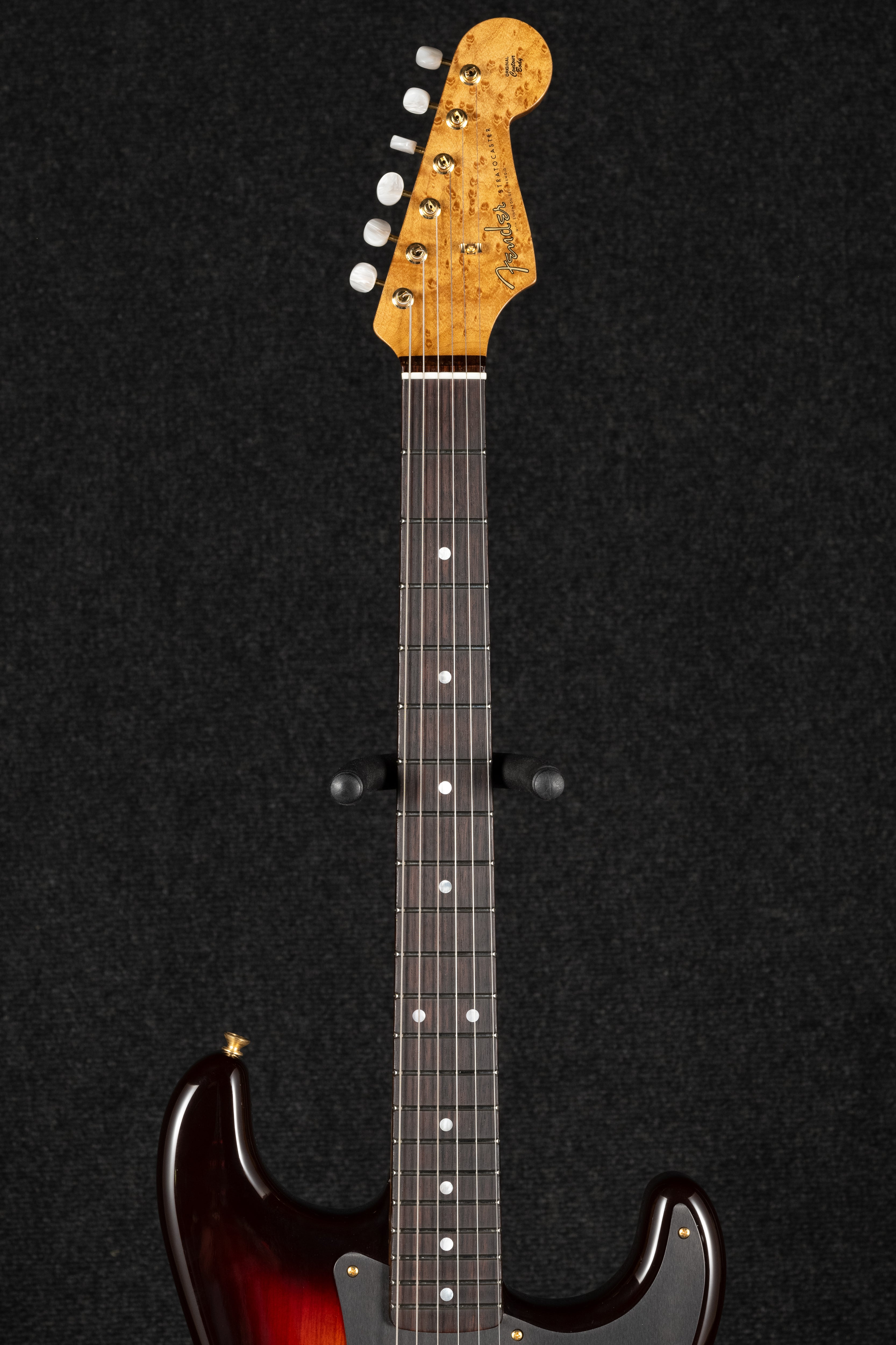 American Custom Strat Roasted Birdseye - 2-Tone Sunburst