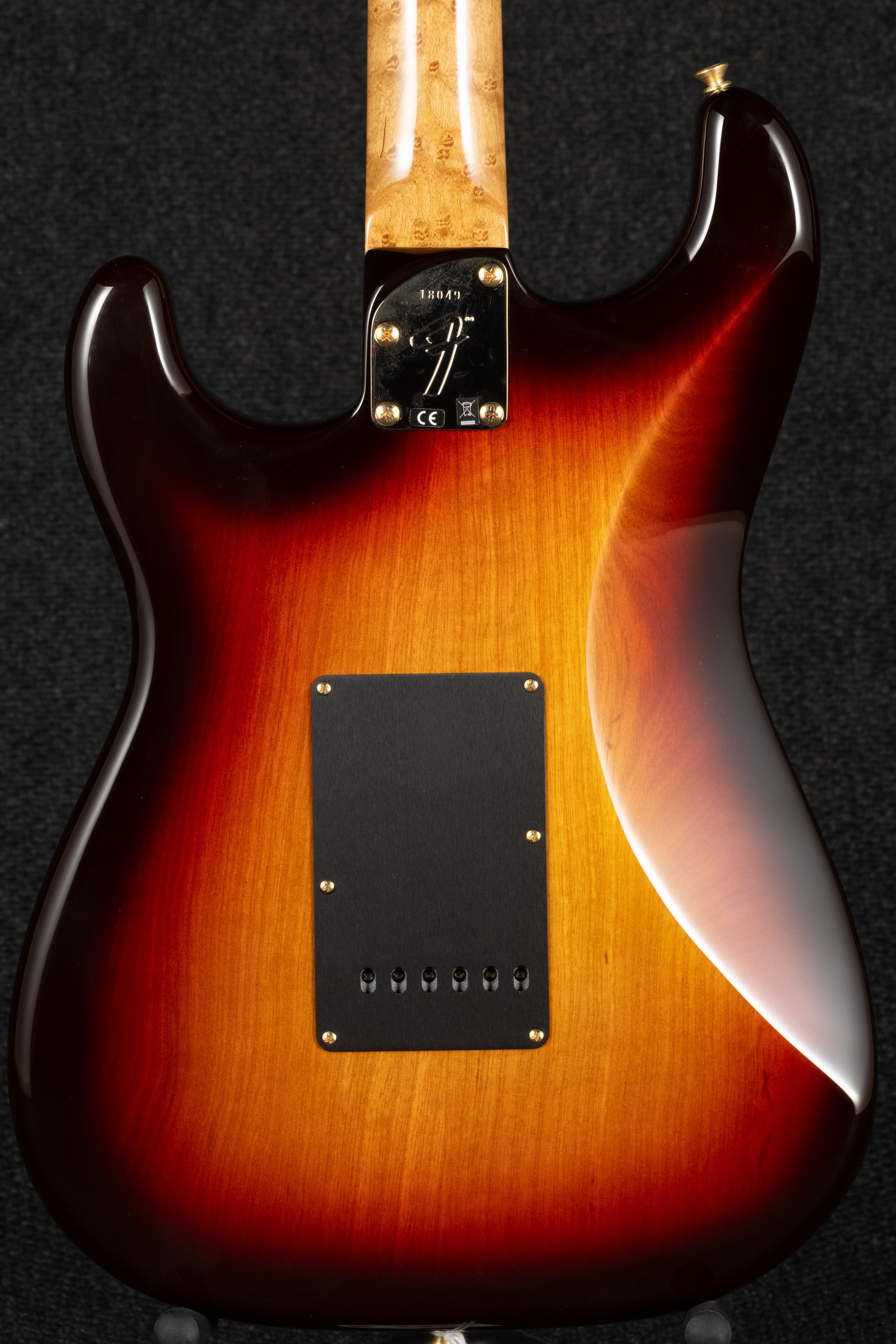 American Custom Strat Roasted Birdseye - 2-Tone Sunburst