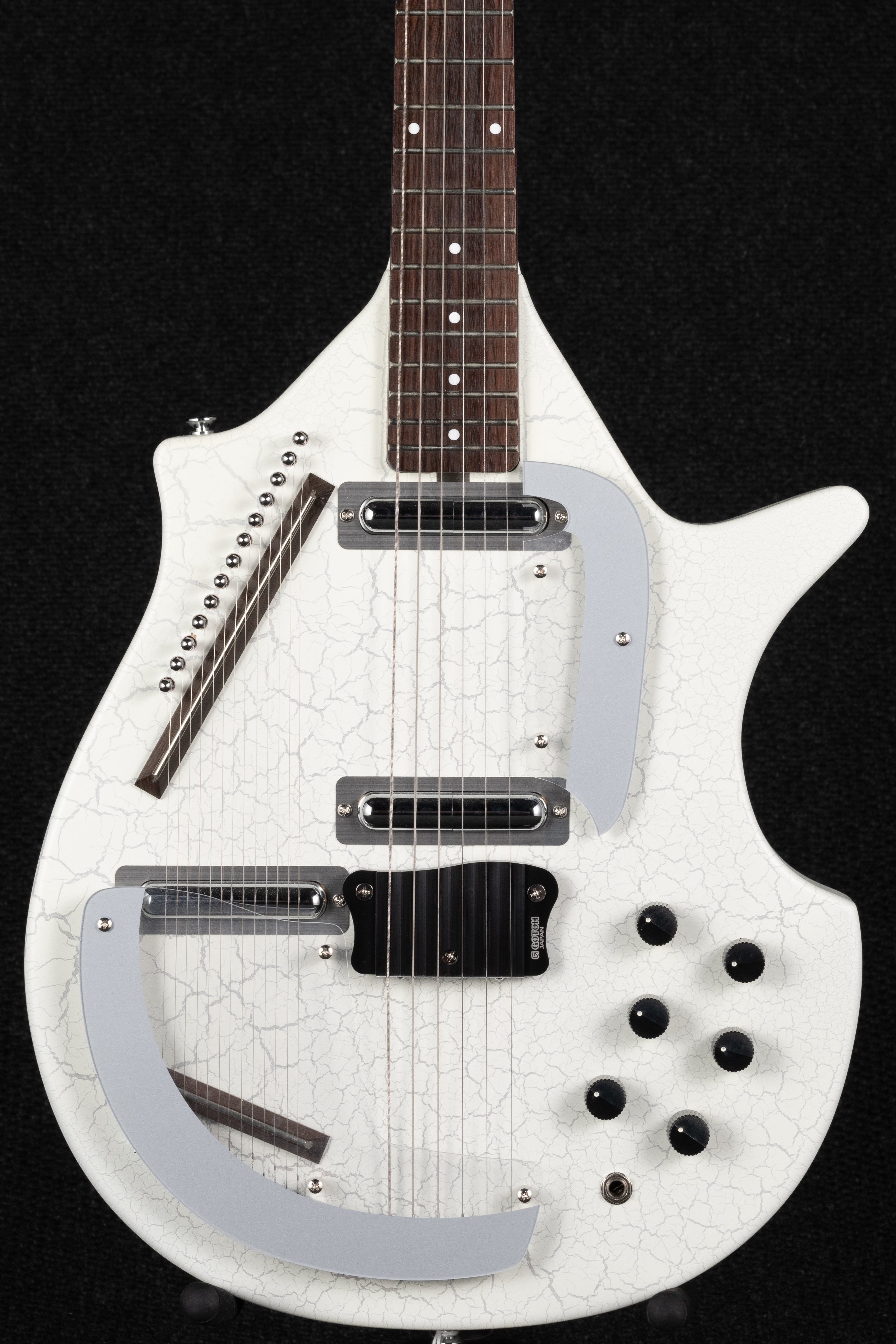 Coral Sitar - White Crackle