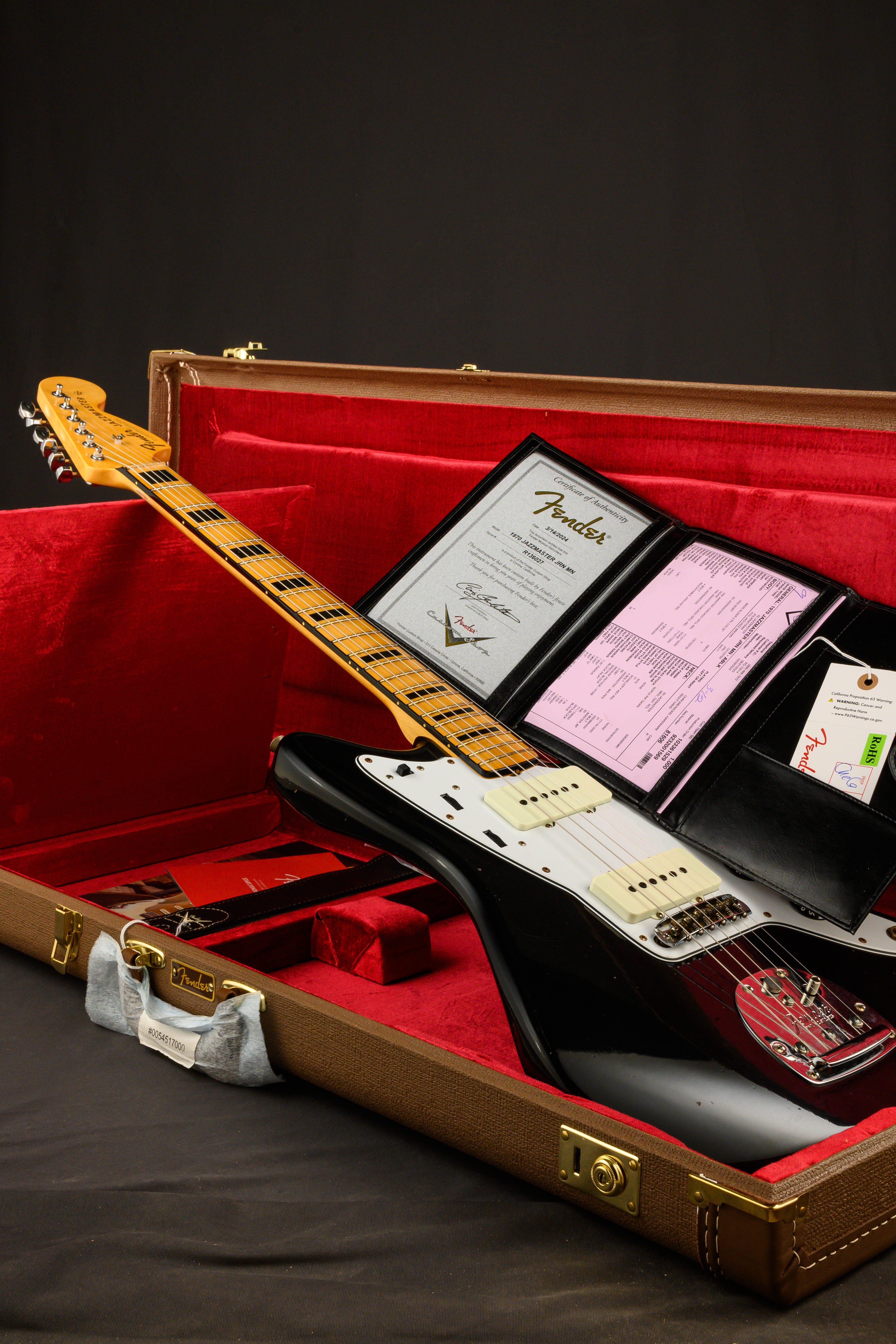 '70 Jazzmaster "Chicago Special" Journeyman Relic Aged - Black with 3-Ply White Pickguard