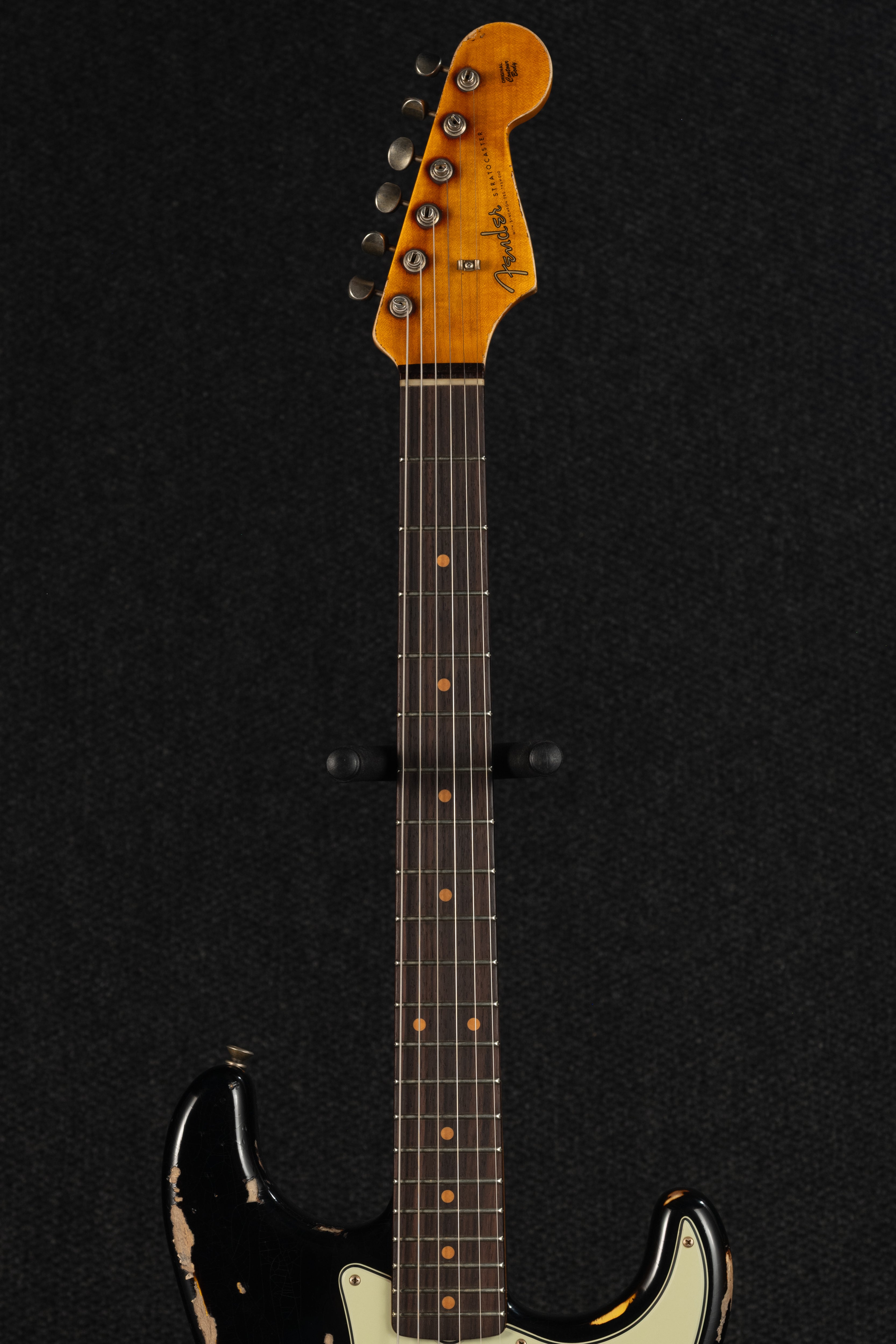1959 Heavy Relic Stratocaster - Black over Sunburst