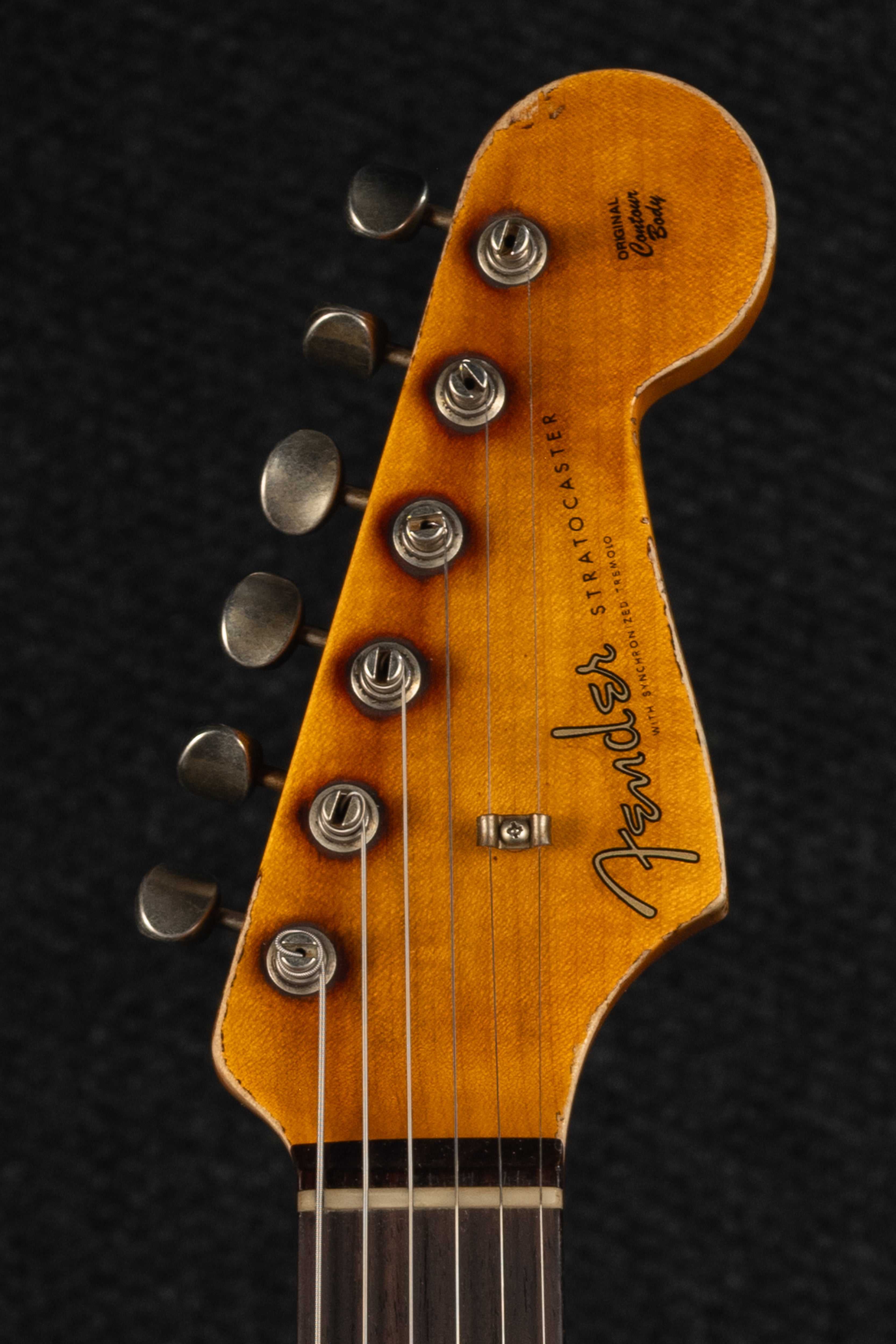 1959 Heavy Relic Stratocaster - Black over Sunburst