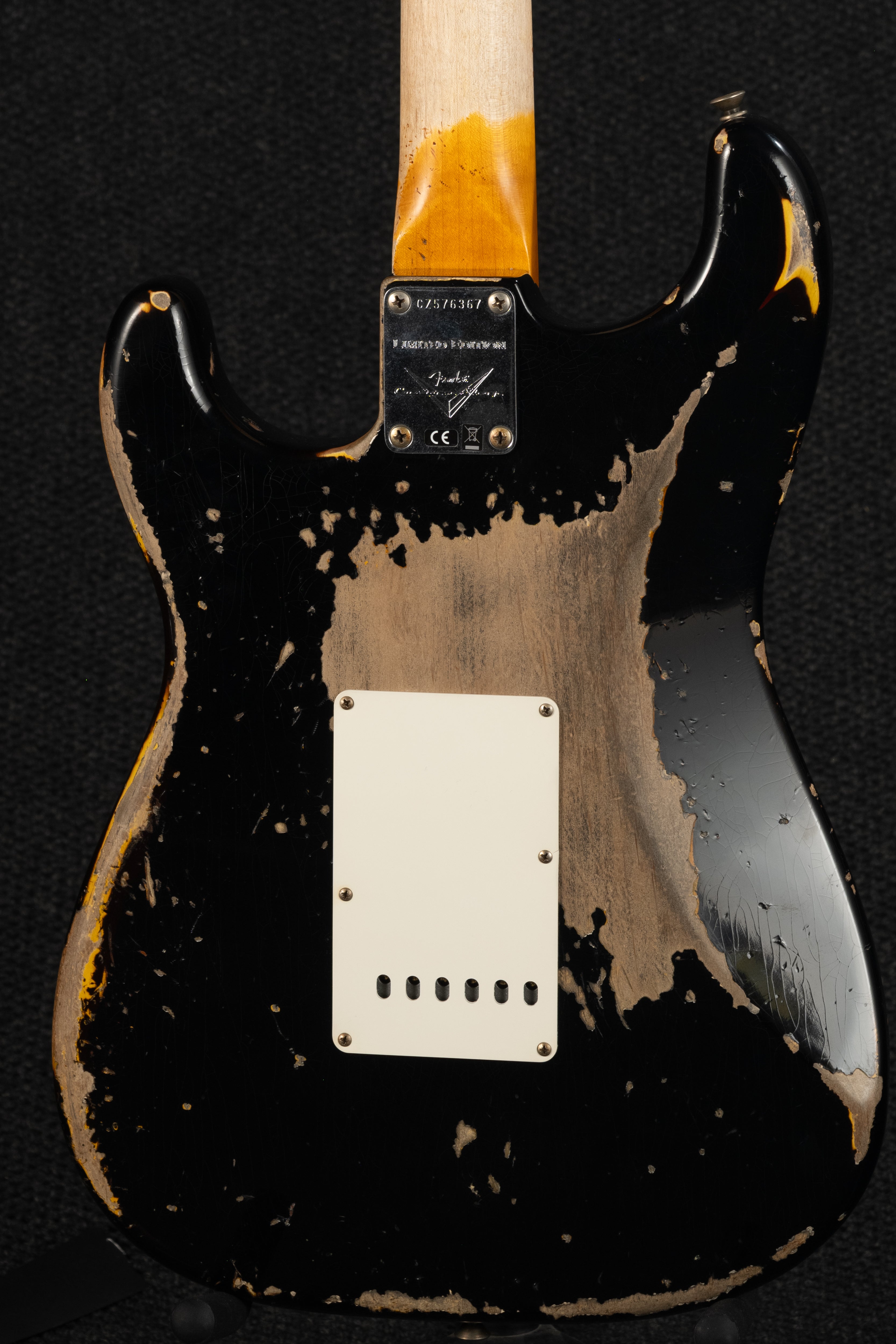 1959 Heavy Relic Stratocaster - Black over Sunburst
