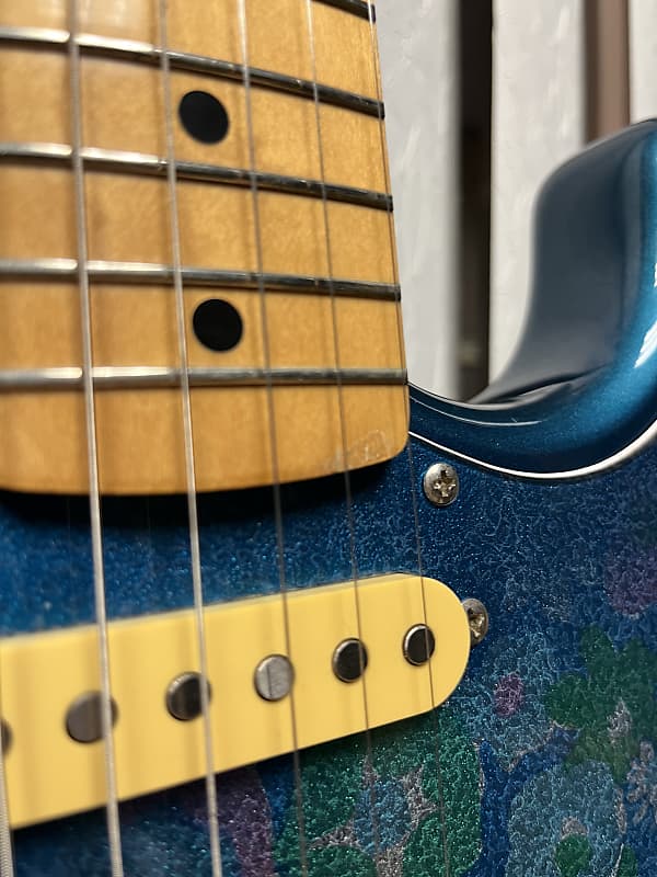 1986 M.I.J. Stratocaster ST-72 PEX - Blue Floral
