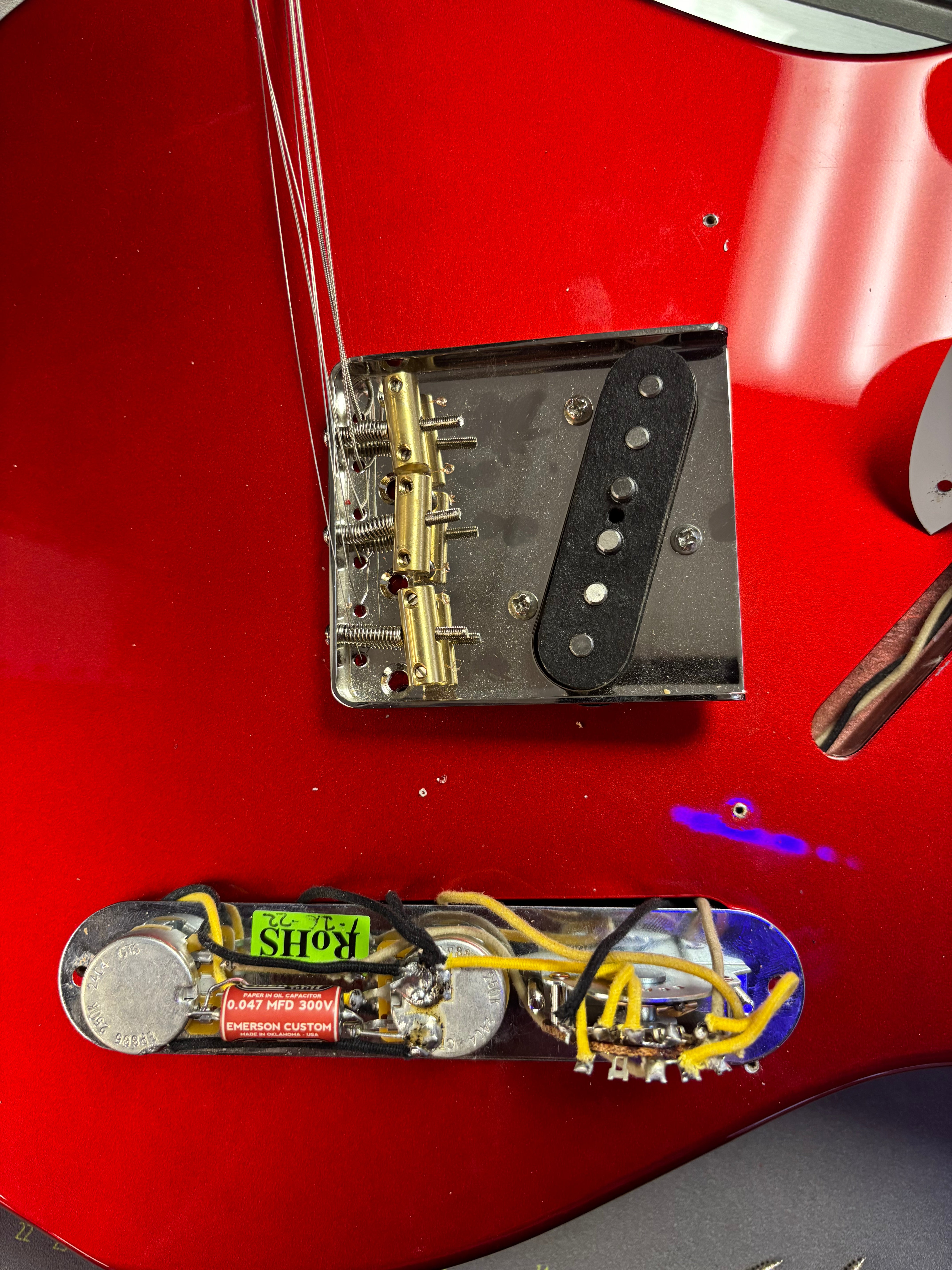 Shop Built Partscaster -  Red