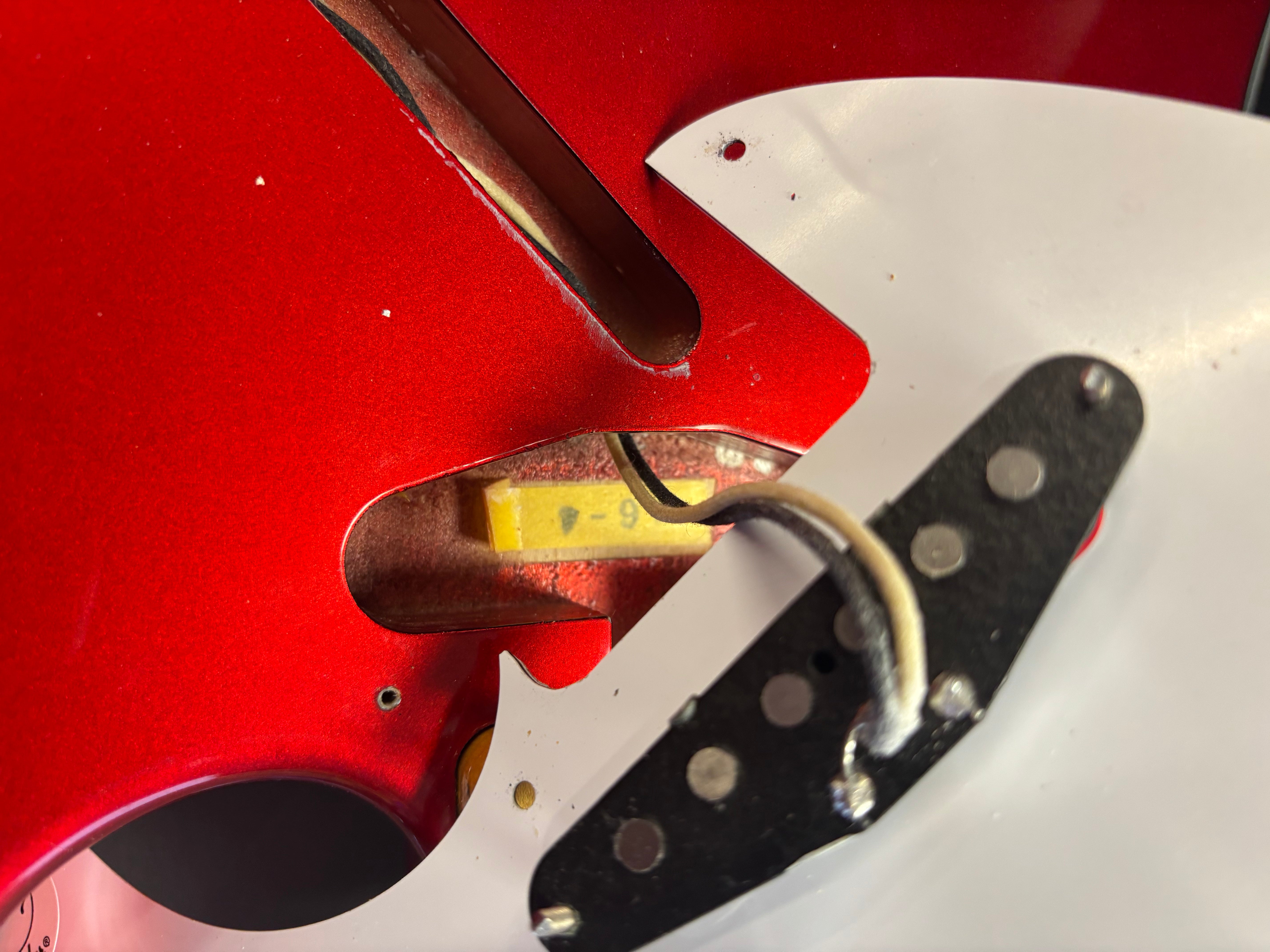 Shop Built Partscaster -  Red
