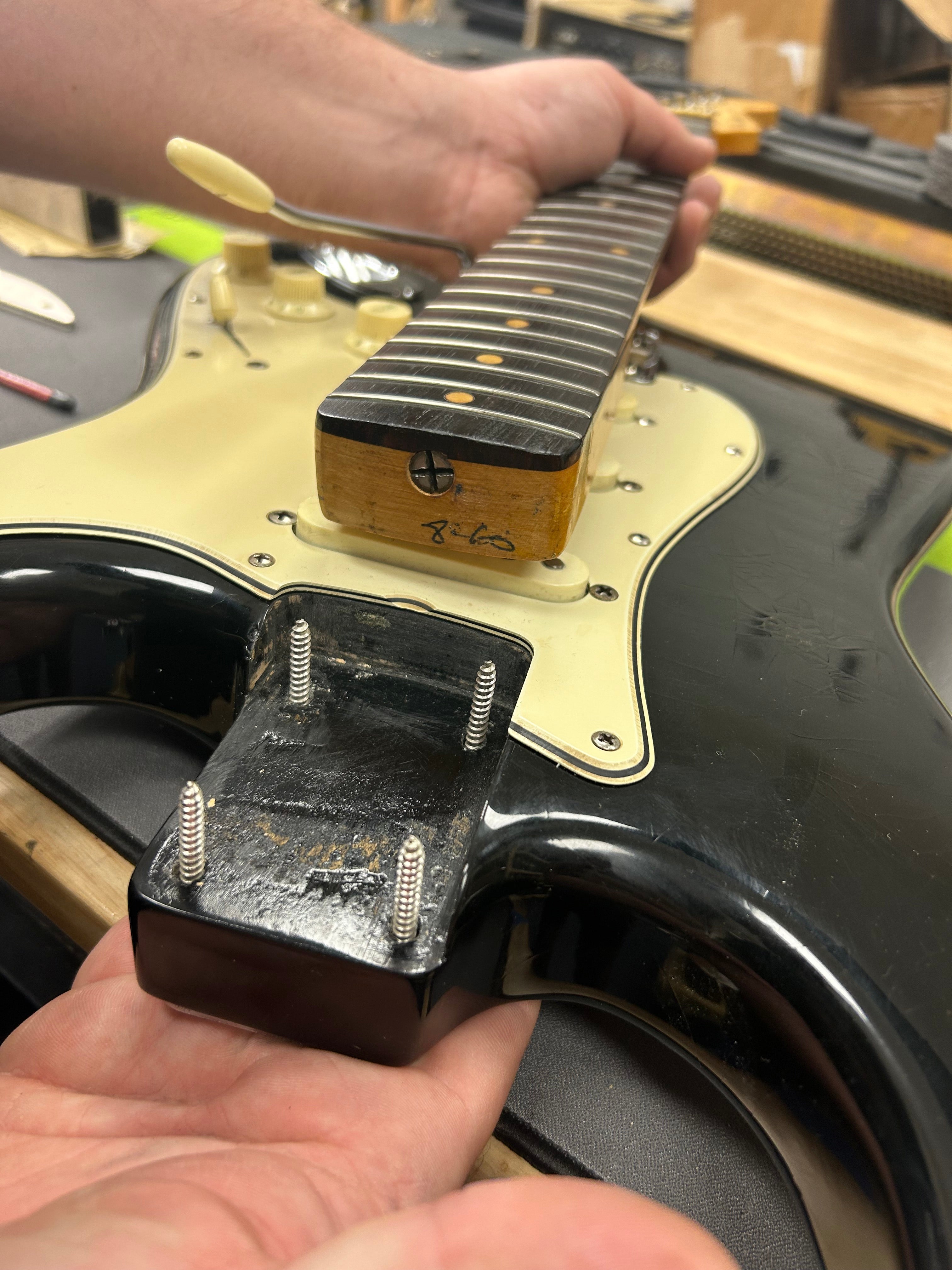 1960 Stratocaster Refin - Black