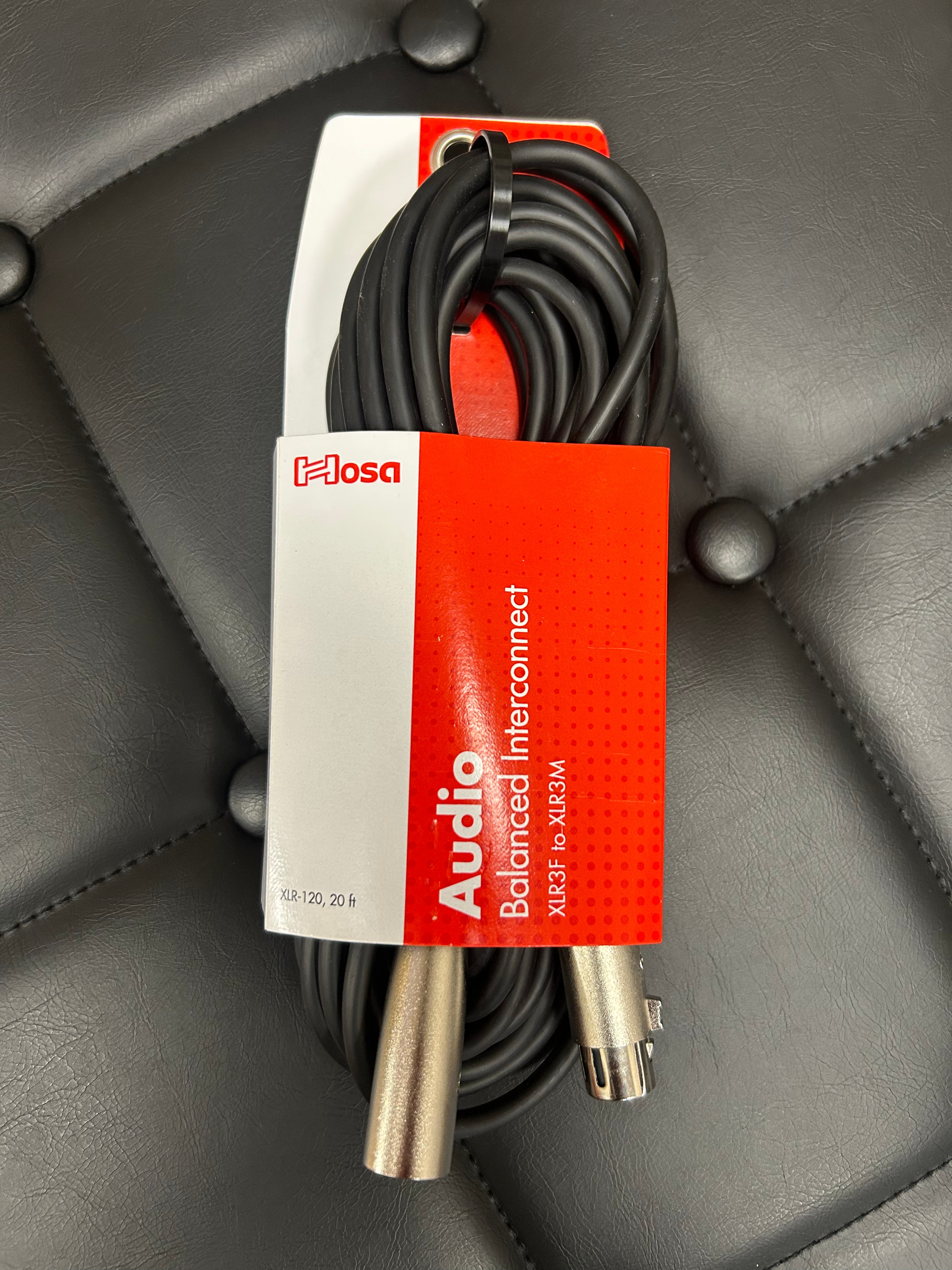 XLR-120 20' XLR Microphone Cable
