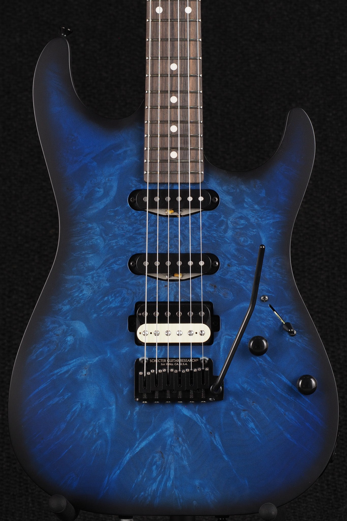 USA Sunset Custom-II HSS - Ocean Blue Burst Satin