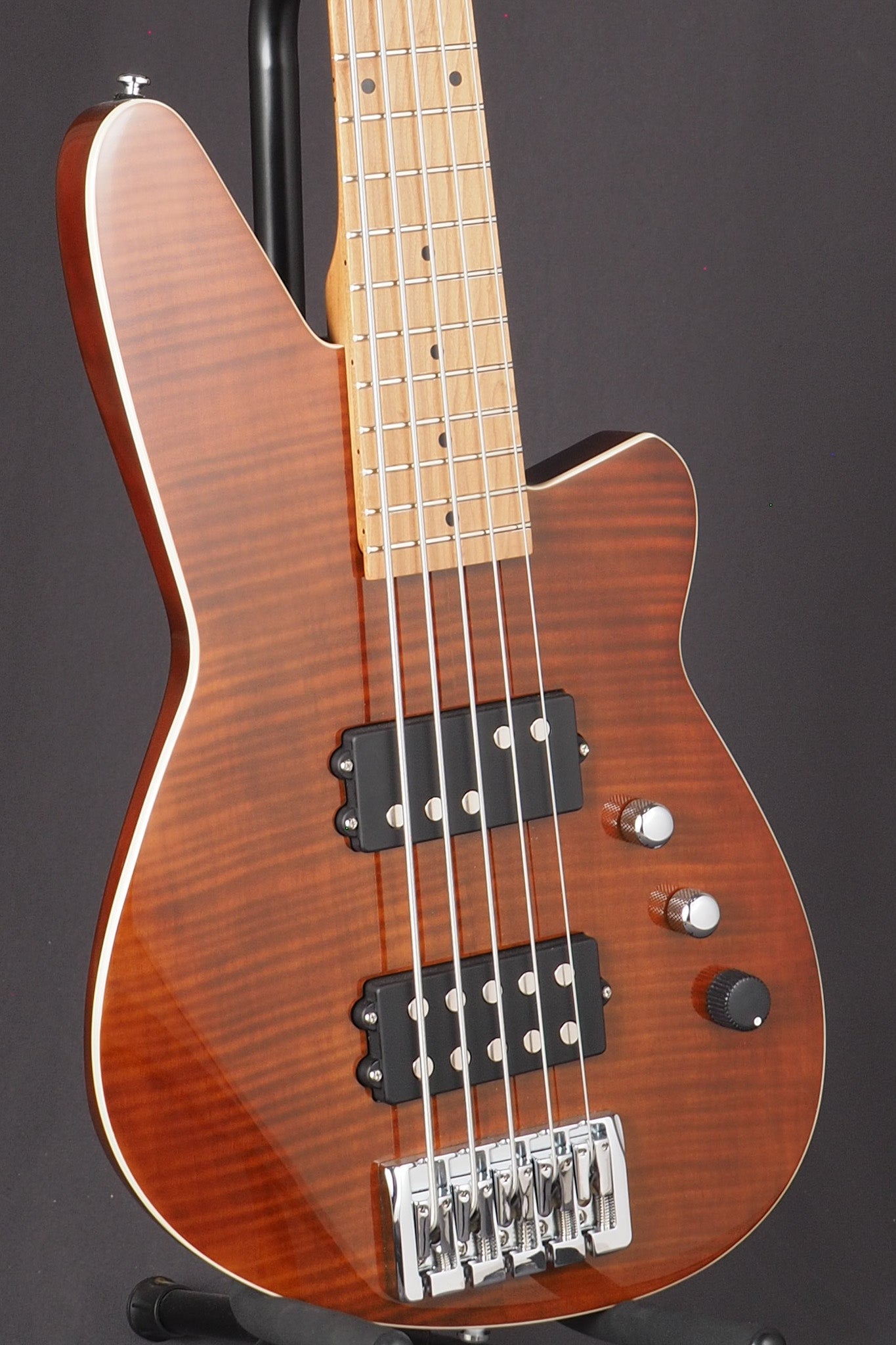 Mercalli 5 FM Bass - Violin Brown Flame Maple