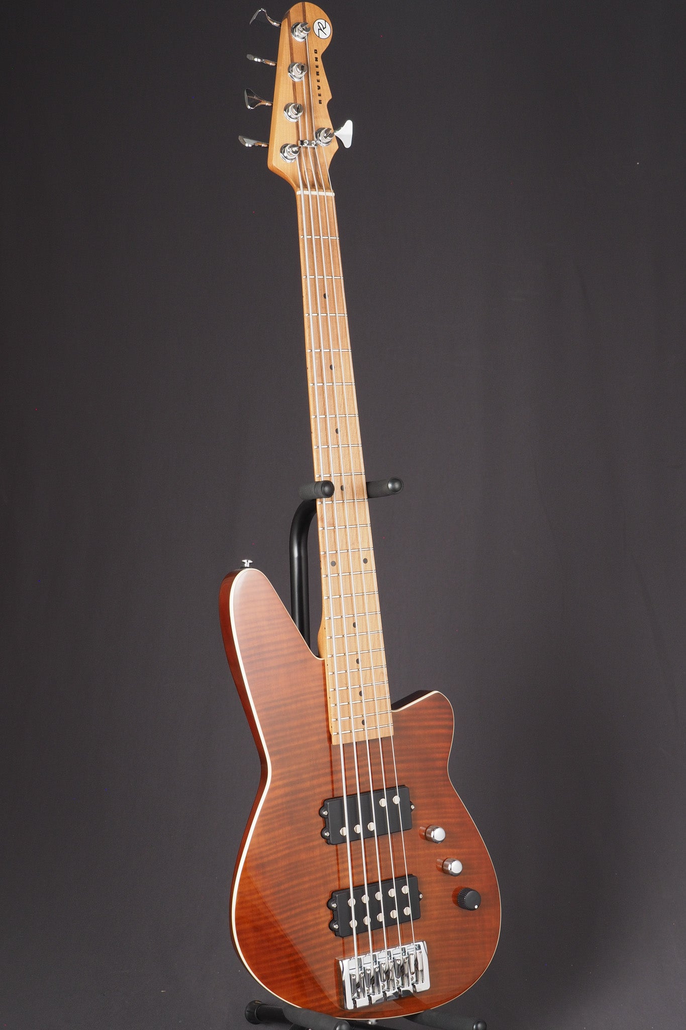 Mercalli 5 FM Bass - Violin Brown Flame Maple