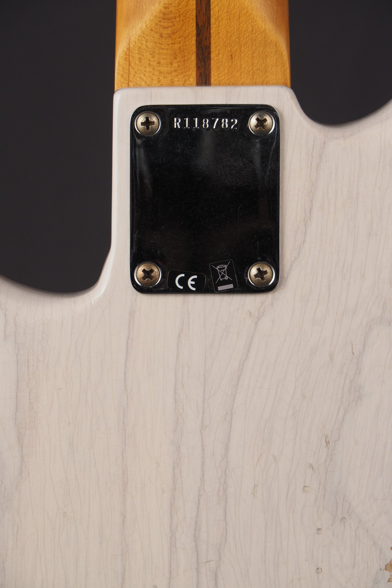 '55 Precision Bass Heavy Relic - White Blonde