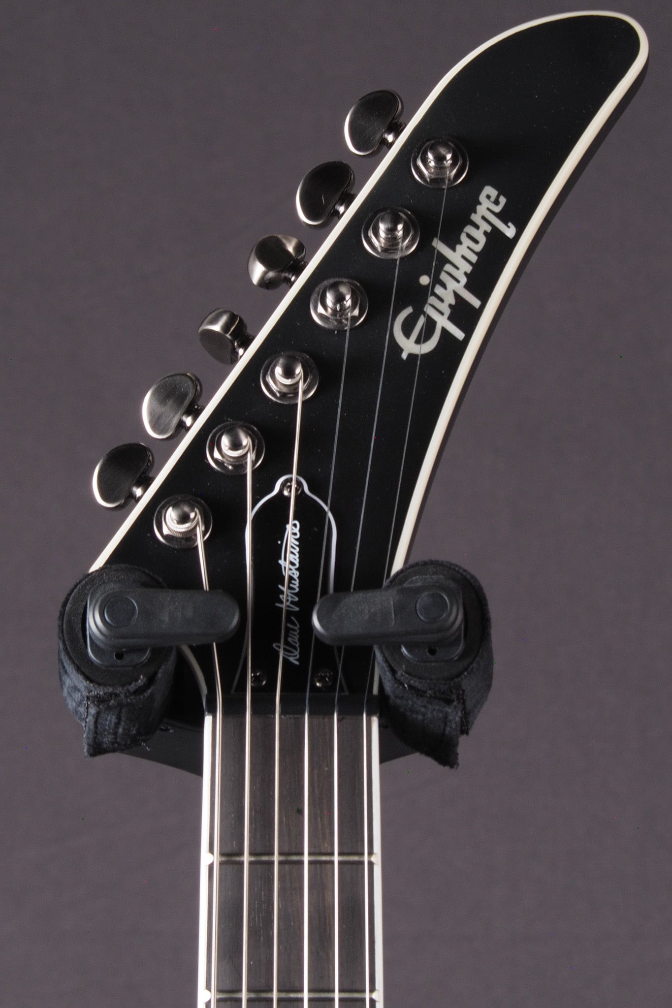 Dave Mustaine Flying V Prophecy - Aged Dark Red Burst