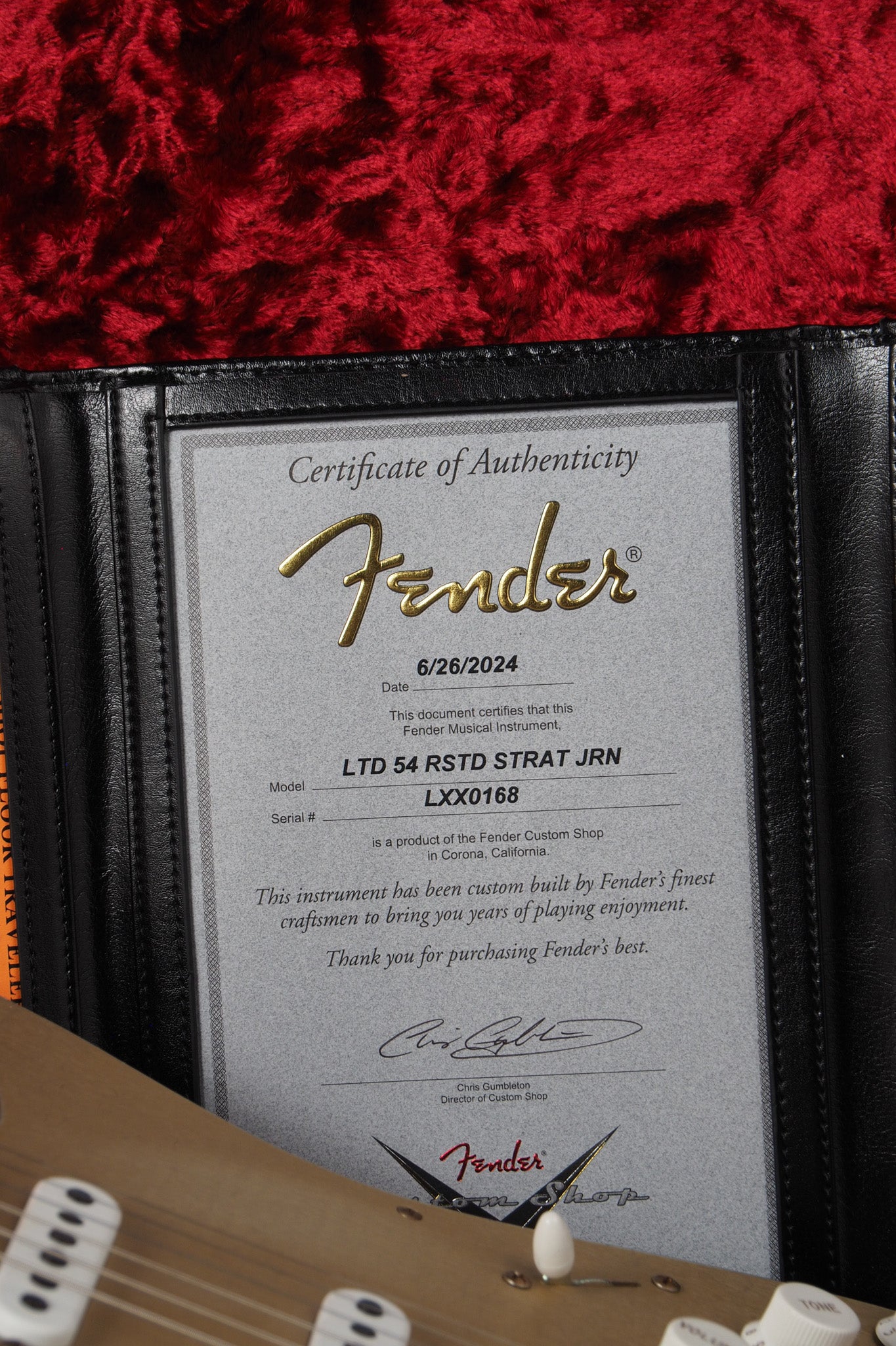 '54 Limited Edition Roasted Stratocaster Journeyman Relic - Chocolate Two-Tone Sunburst