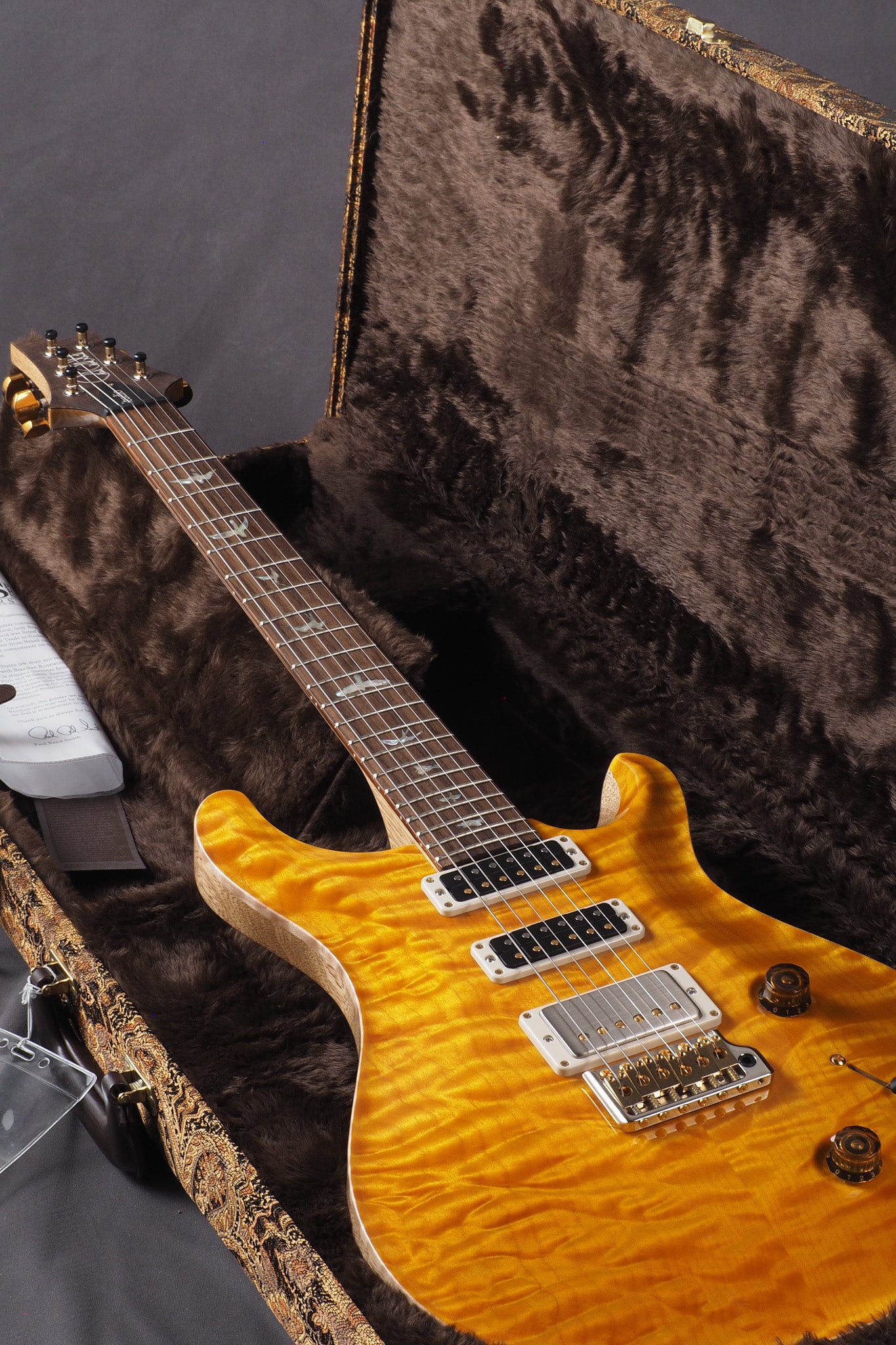 Studio Wood Library 10 Top Quilt, Brazilian Board, Korina - Santana Yellow