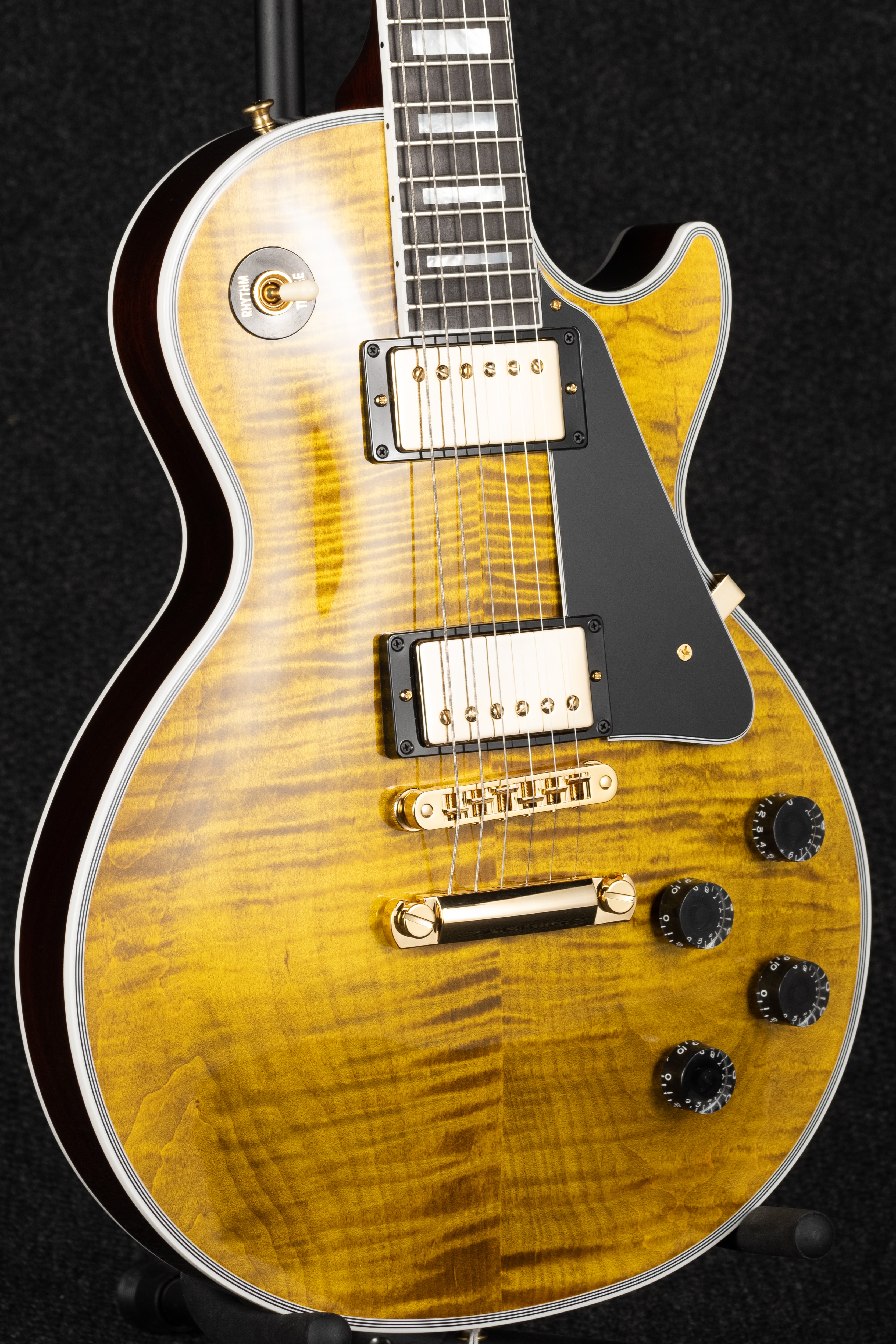 Les Paul Custom AAA Top - Green Tiger