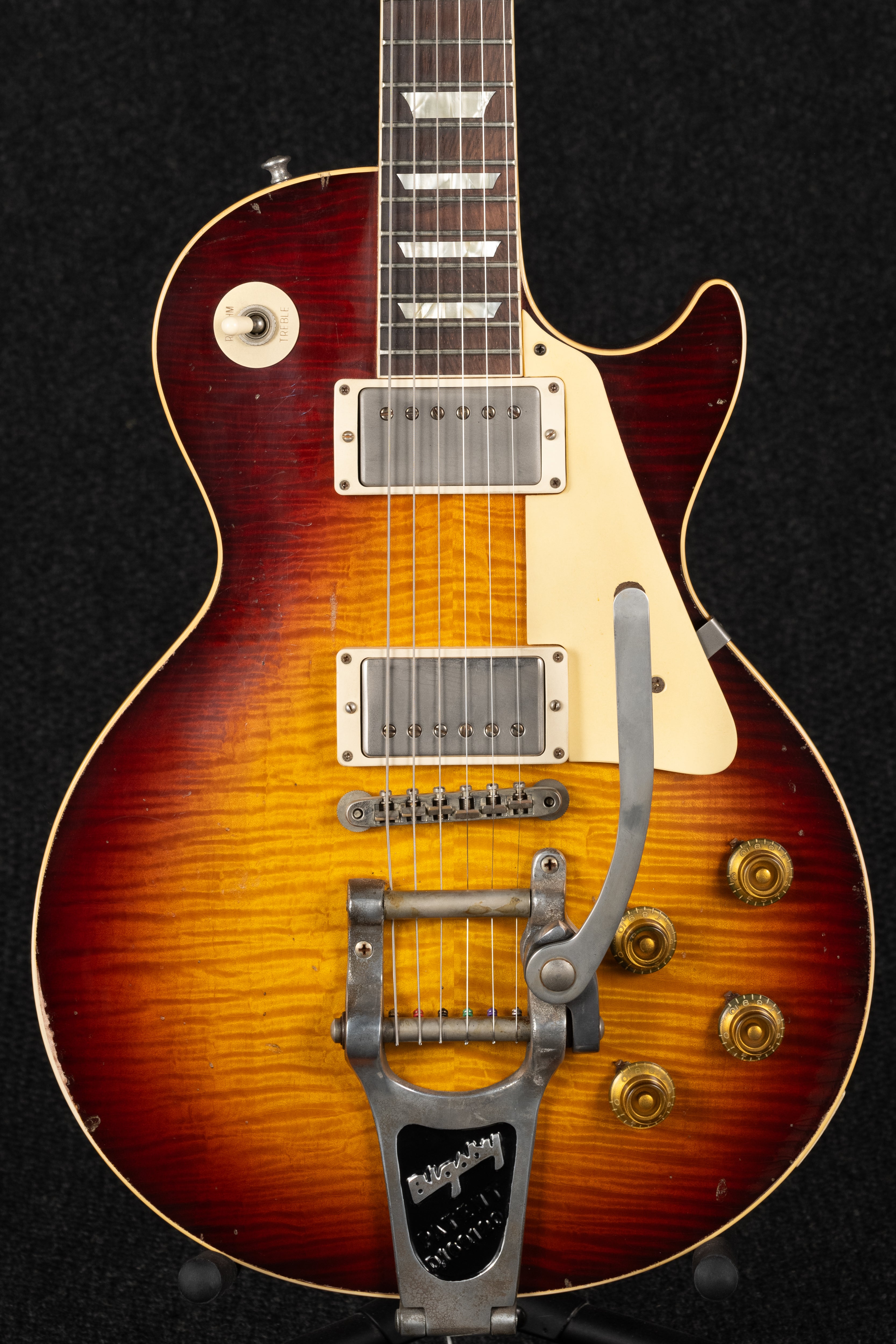 '59 Les Paul Standard Reissue w/Bigsby Murphy Lab Aged - Brazilian Board - Tom’s Tri-Burst
