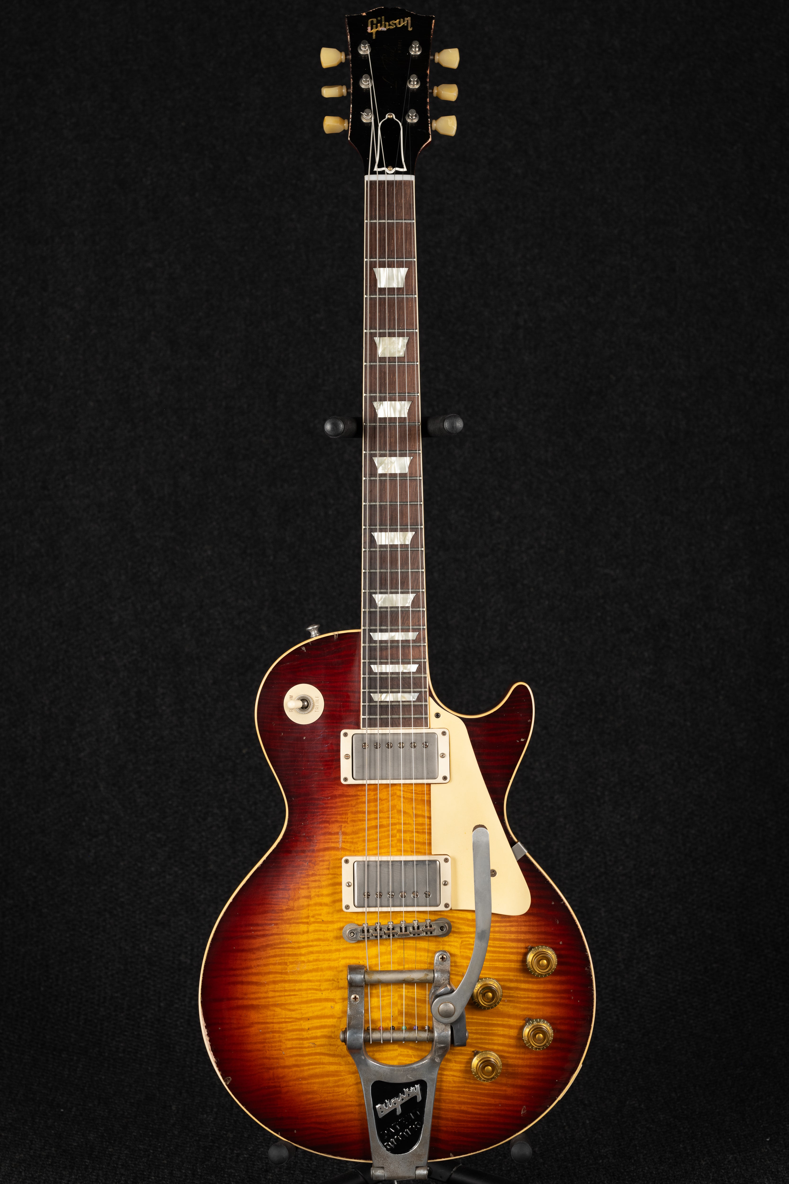 '59 Les Paul Standard Reissue w/Bigsby Murphy Lab Aged - Brazilian Board - Tom’s Tri-Burst